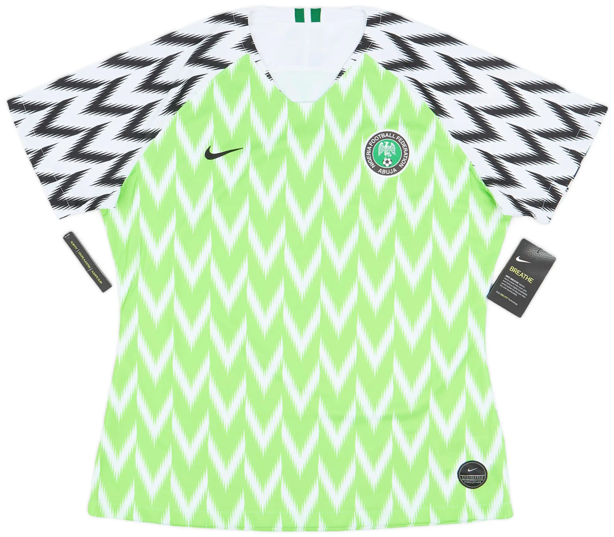 Nike 2018-19 Nigeria Home Shirt (Women's XL)