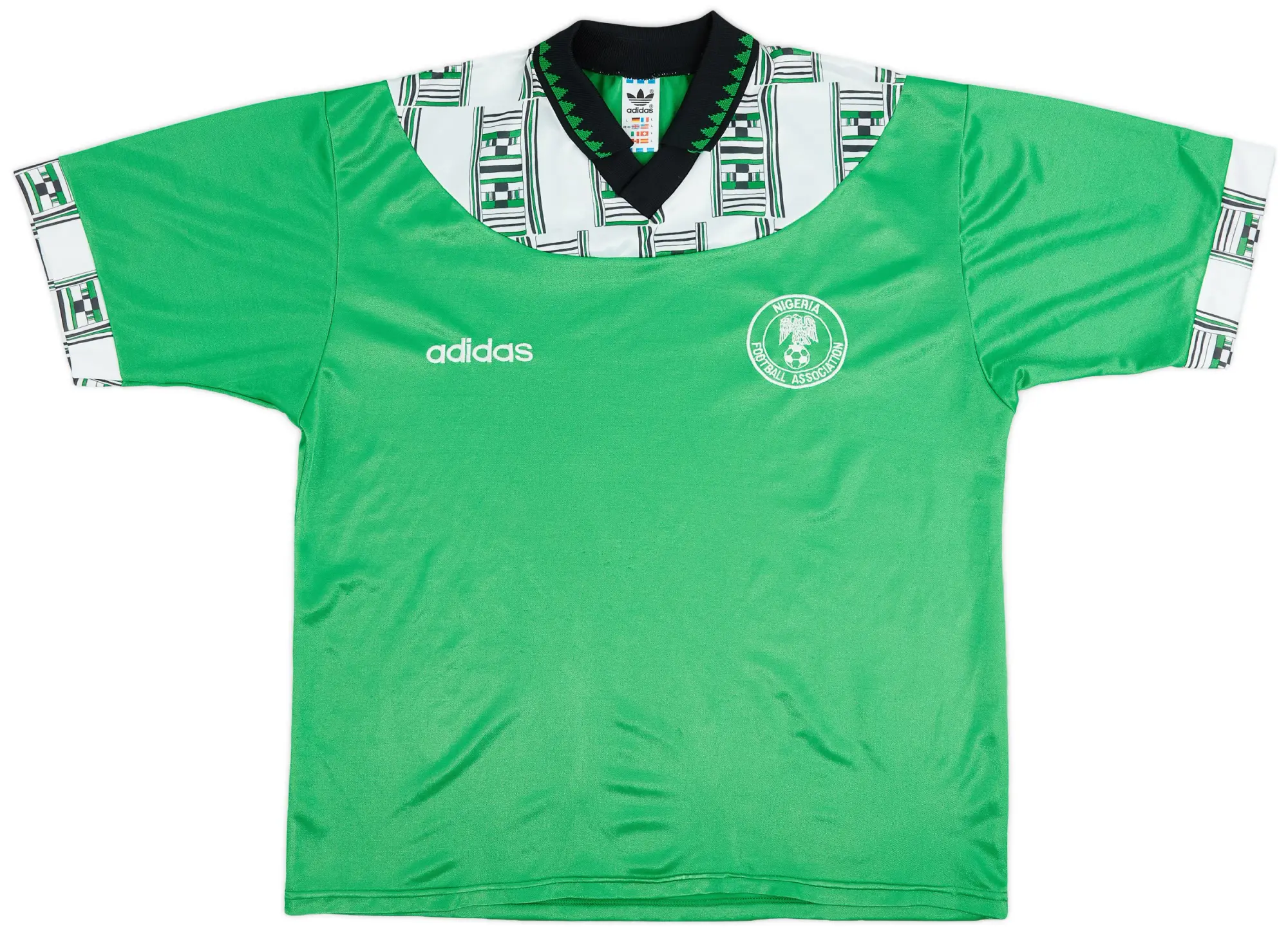 adidas 1994-95 Nigeria Home Shirt - 8/10 - (L)