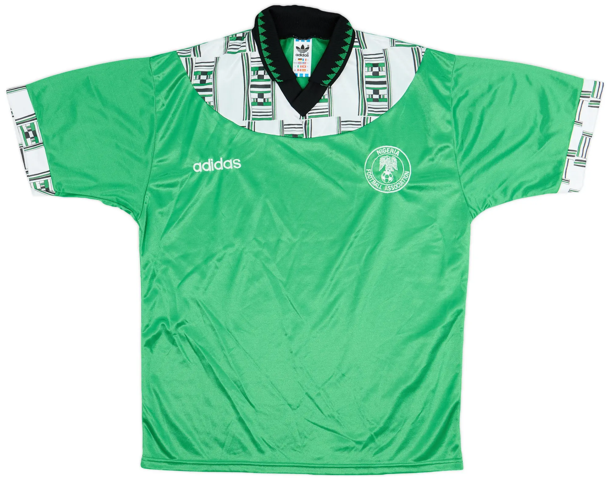 adidas 1994-95 Nigeria Home Shirt - 9/10 - (L)