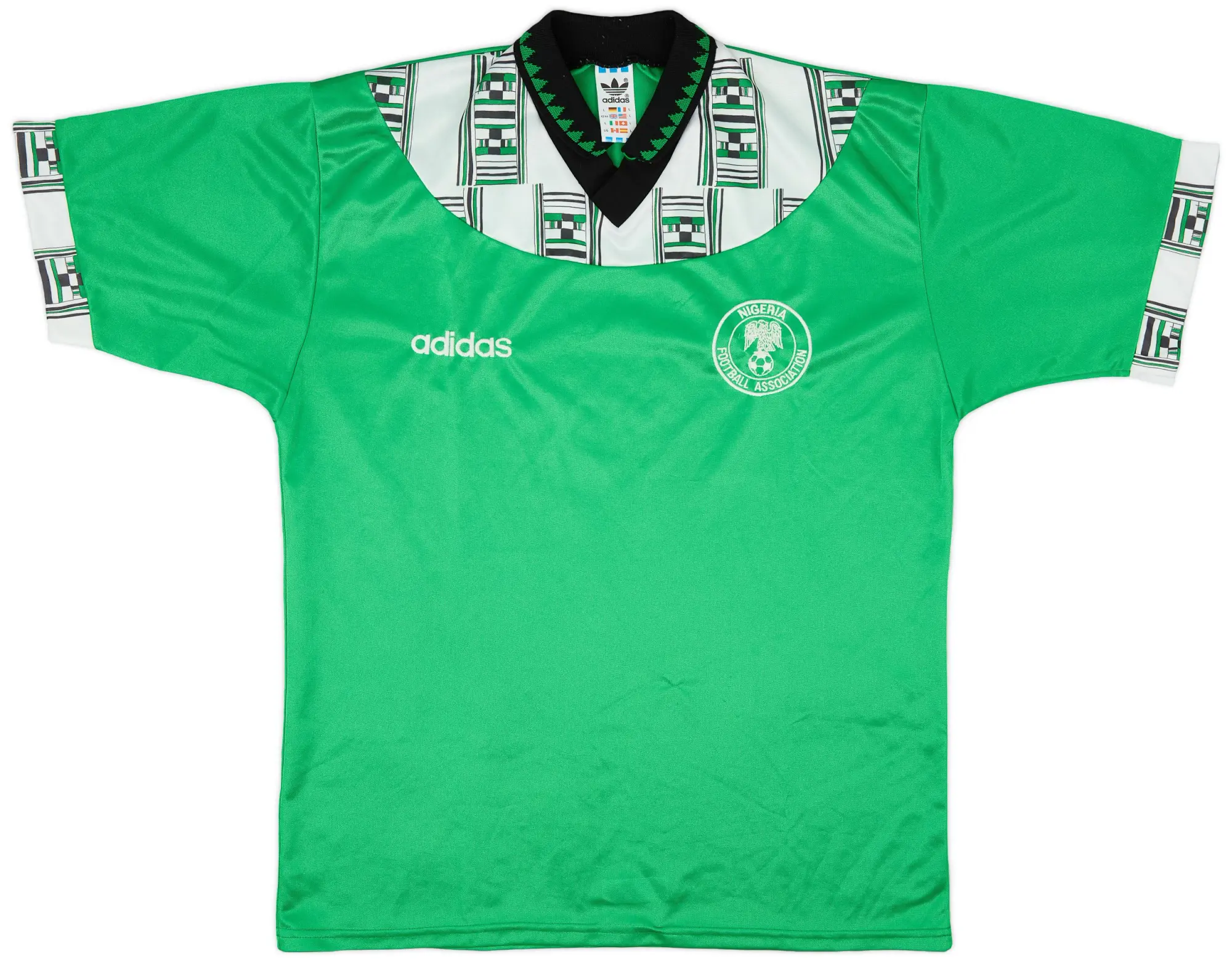 adidas 1994-95 Nigeria Home Shirt - 8/10 - (L)