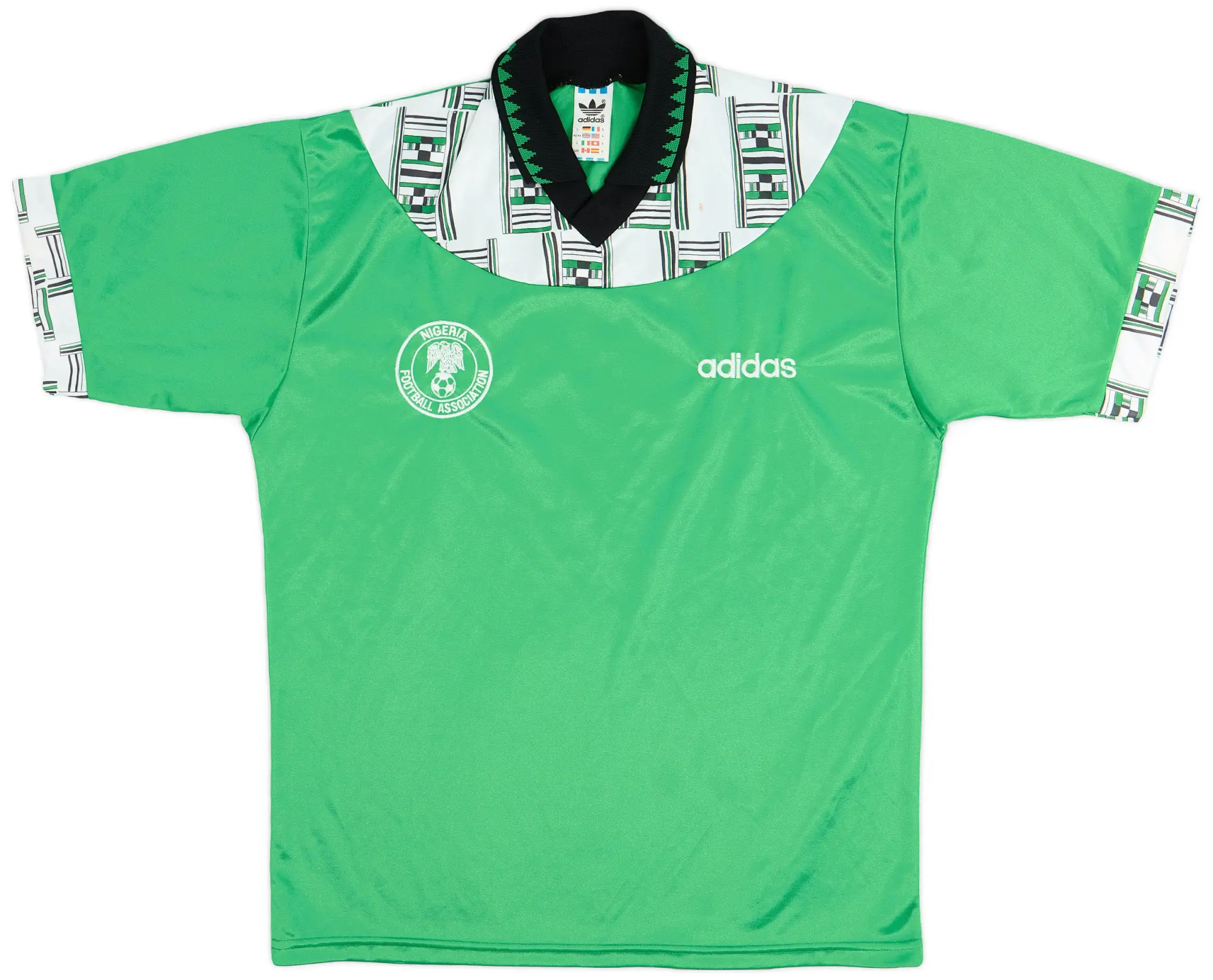 adidas 1994-96 Nigeria Home Shirt - 7/10 - (L)