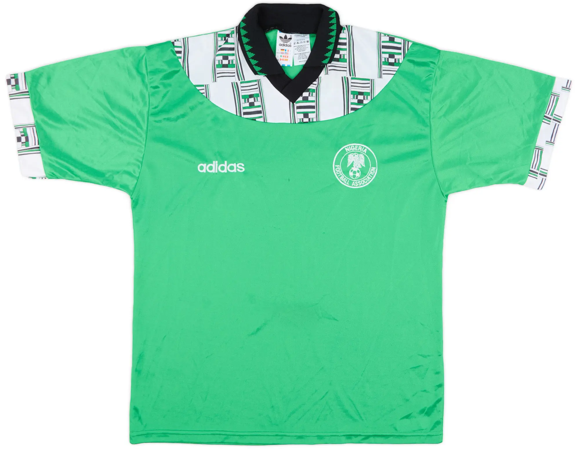 adidas 1994-95 Nigeria Home Shirt - 7/10 - (L)