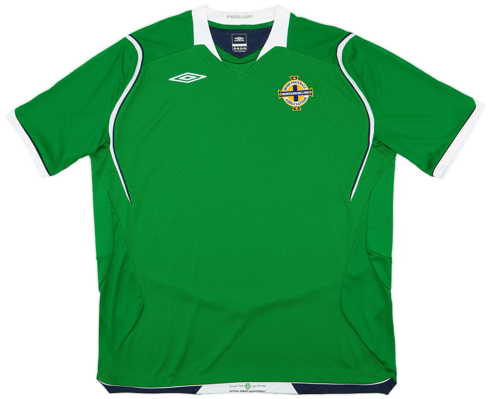 Umbro 2008-10 Northern Ireland Home Shirt - 9/10 - (XXL)