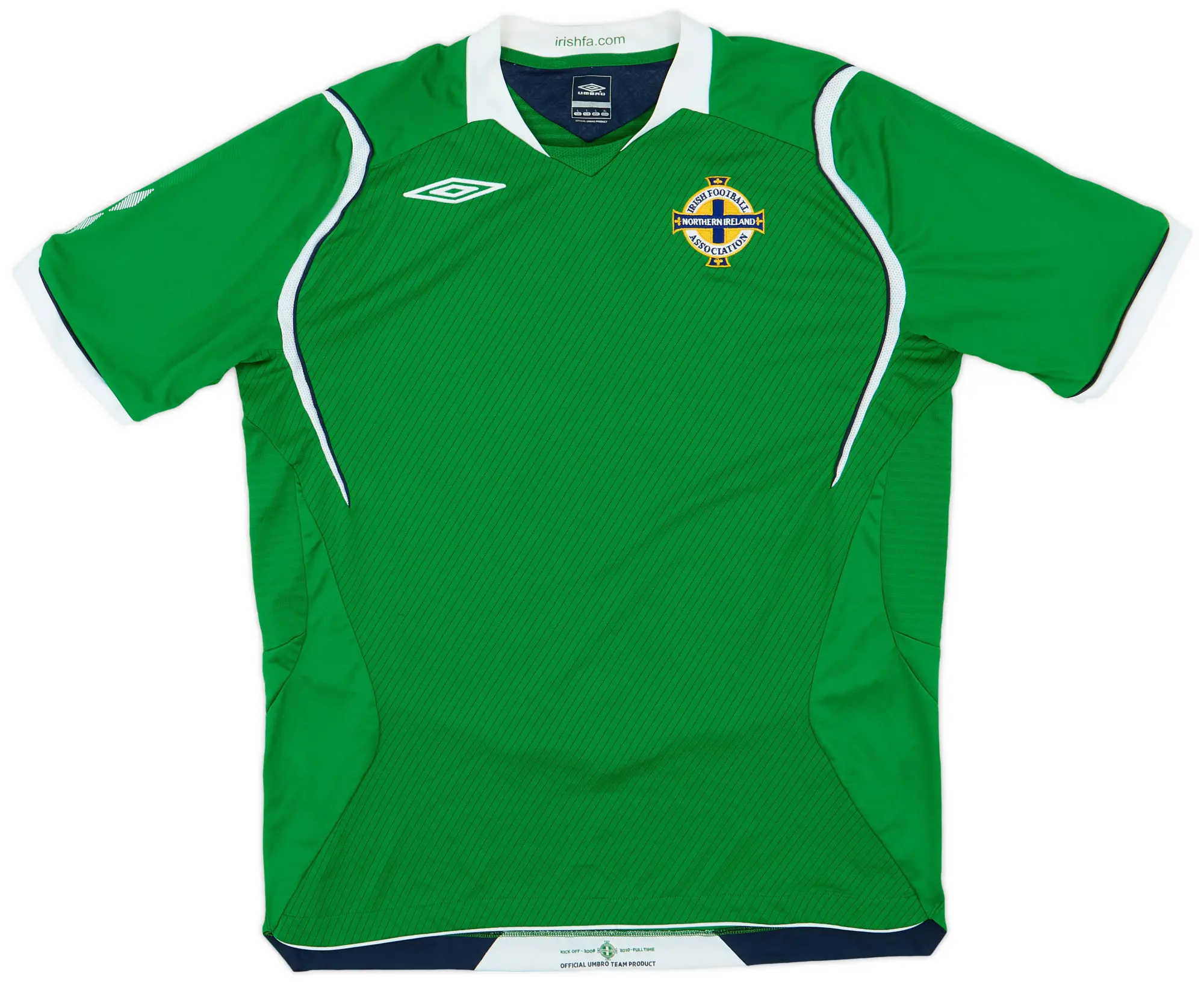 Umbro 2008-10 Northern Ireland Home Shirt - 8/10 - (L)