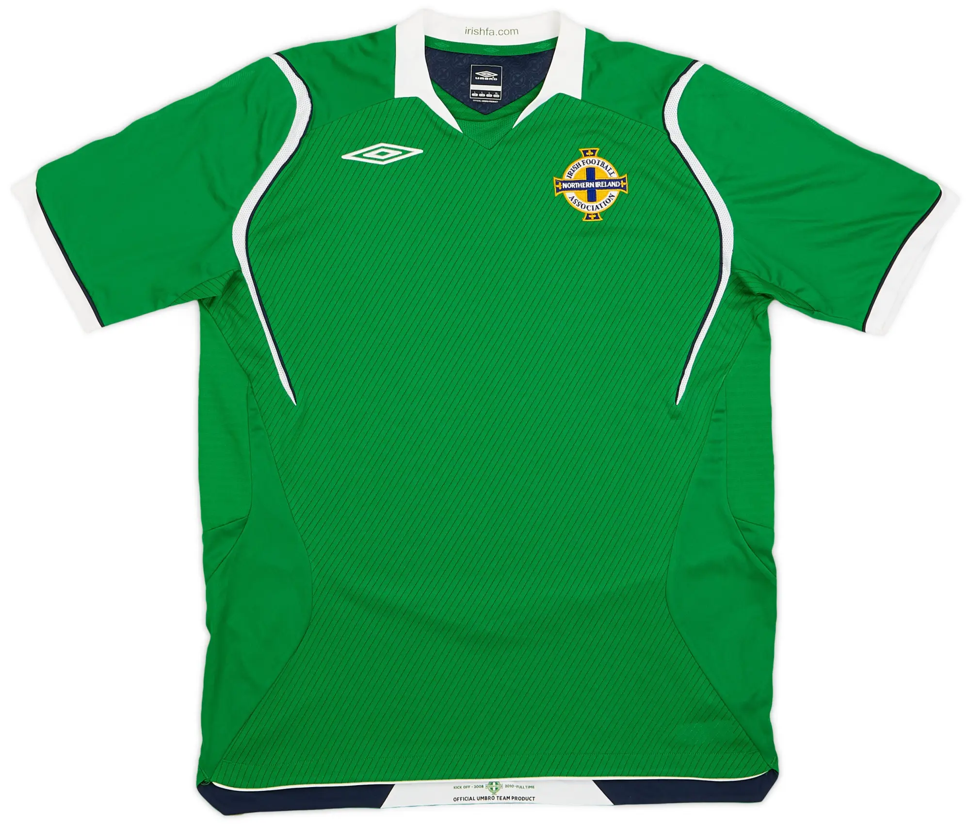 Umbro 2008-10 Northern Ireland Home Shirt - 9/10 - (L)