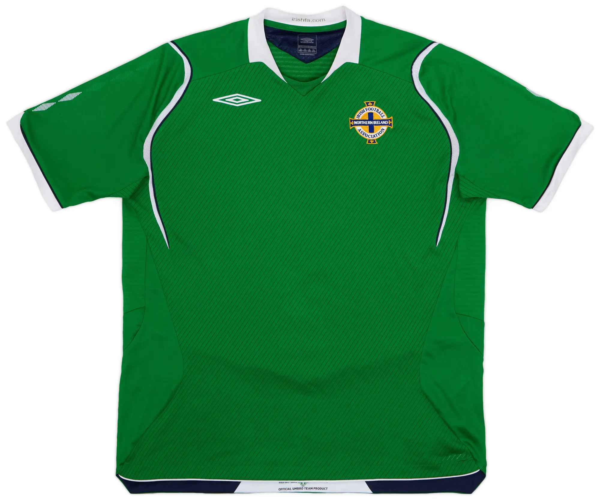 Umbro 2008-10 Northern Ireland Home Shirt - 9/10 - (XL)