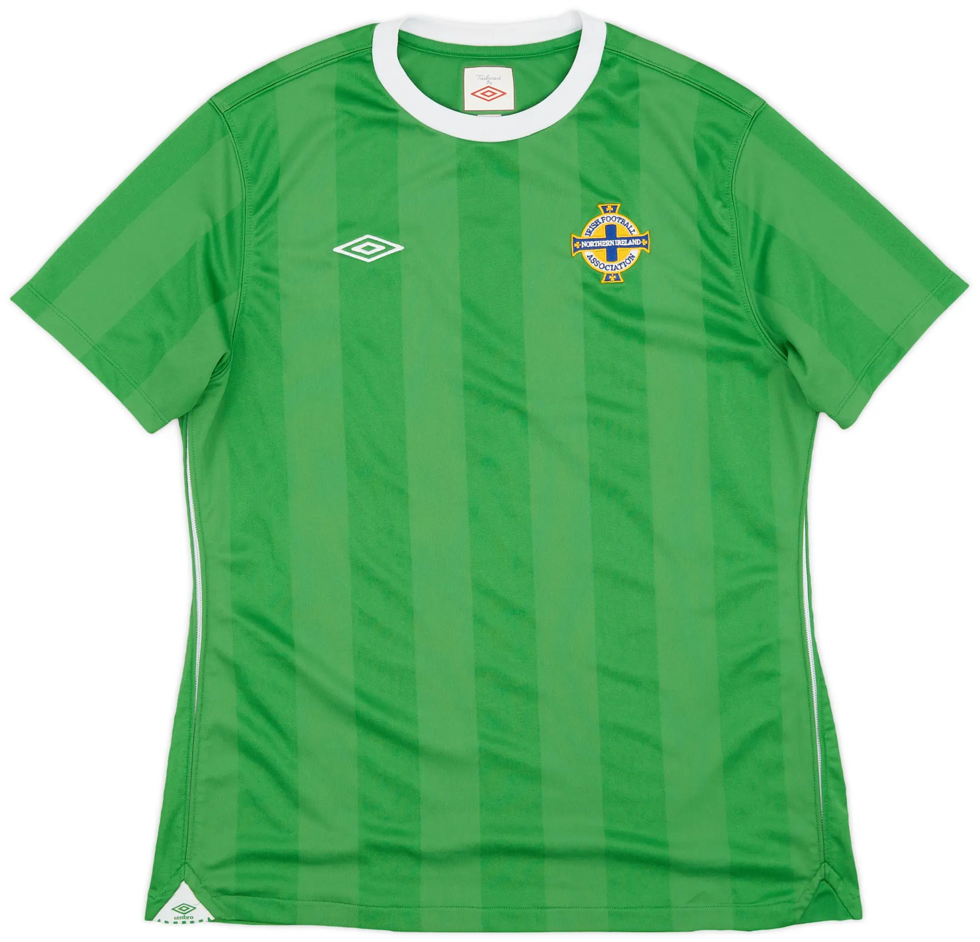 Umbro 2010-12 Northern Ireland Home Shirt - 8/10 - (Women's L)