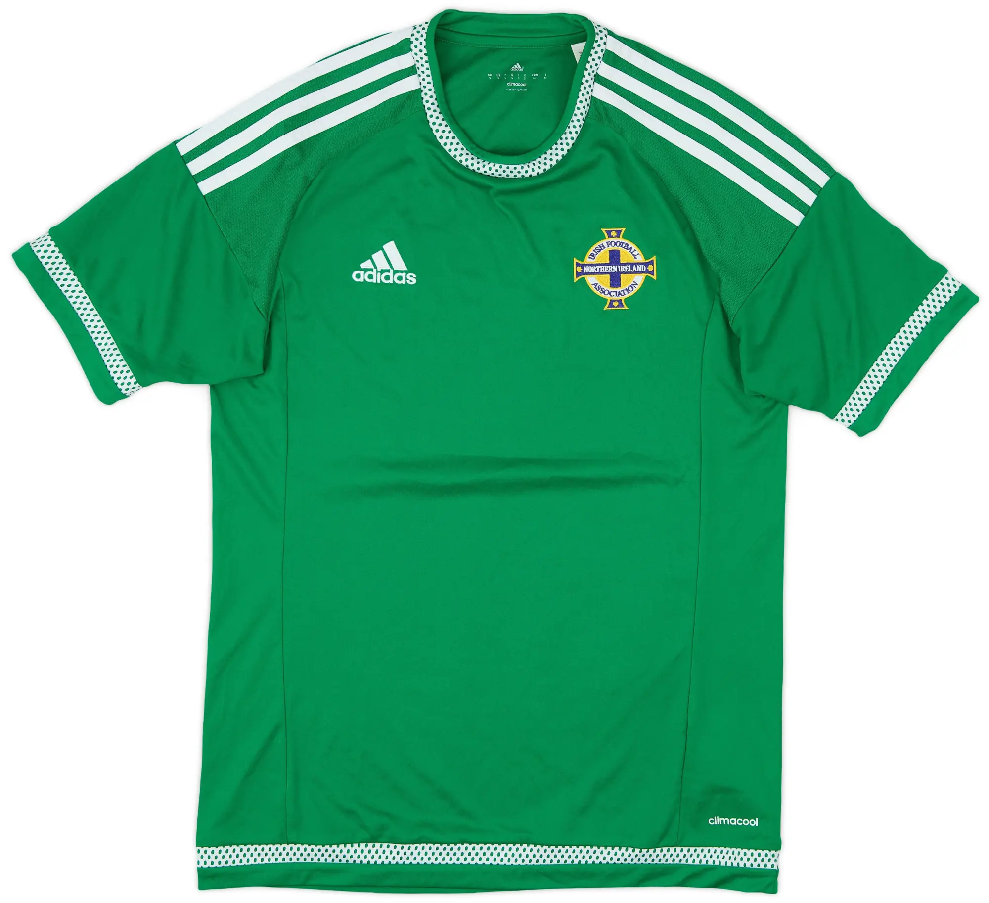 adidas 2015 Northern Ireland Home Shirt - 9/10 - (S)