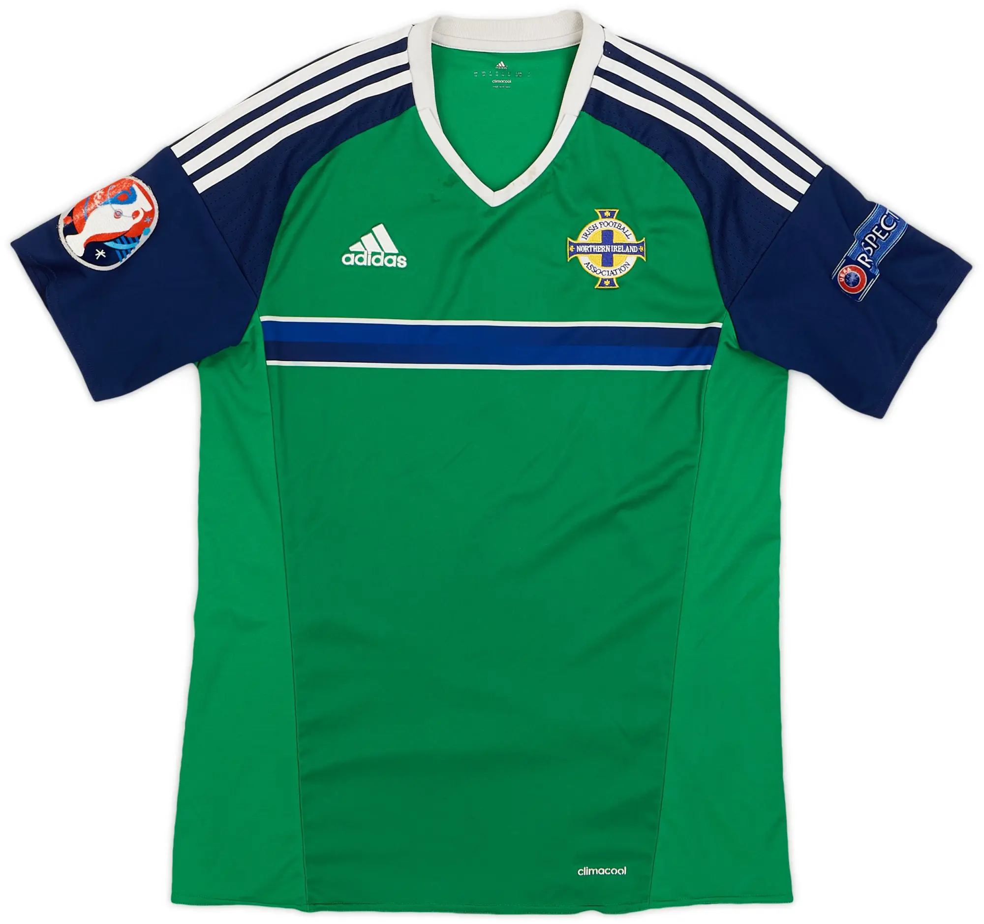 Umbro 2016-17 Northern Ireland Home Shirt - 6/10 - (M)