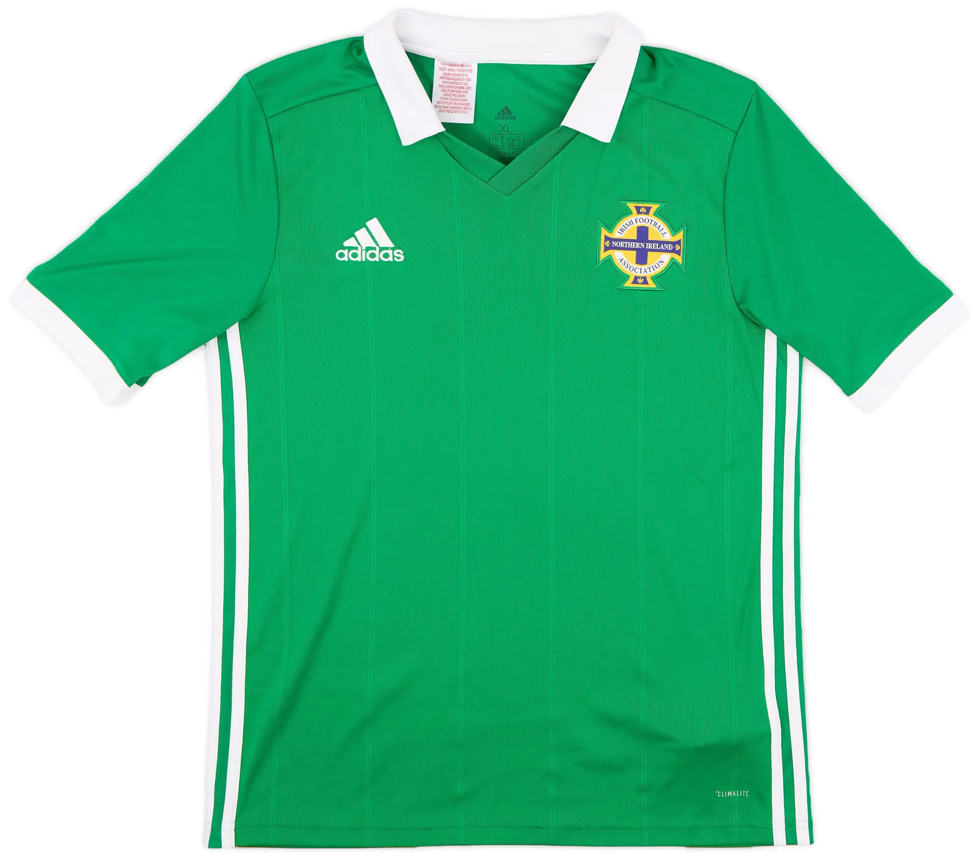 adidas 2018-19 Northern Ireland Home Shirt - 9/10 - (XL.Boys)