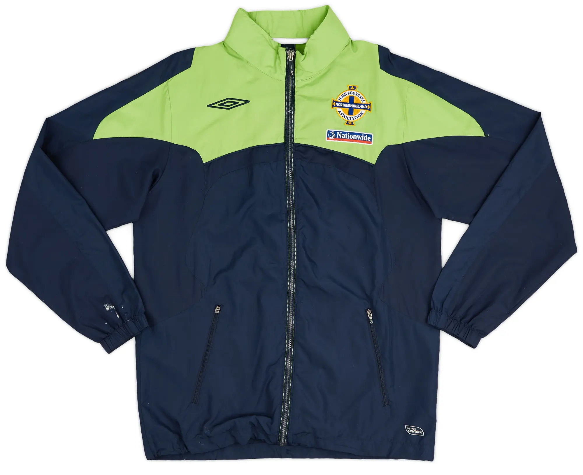 2007-09 Northern Ireland Umbro Hooded Rain Jacket - 8/10 - (S)