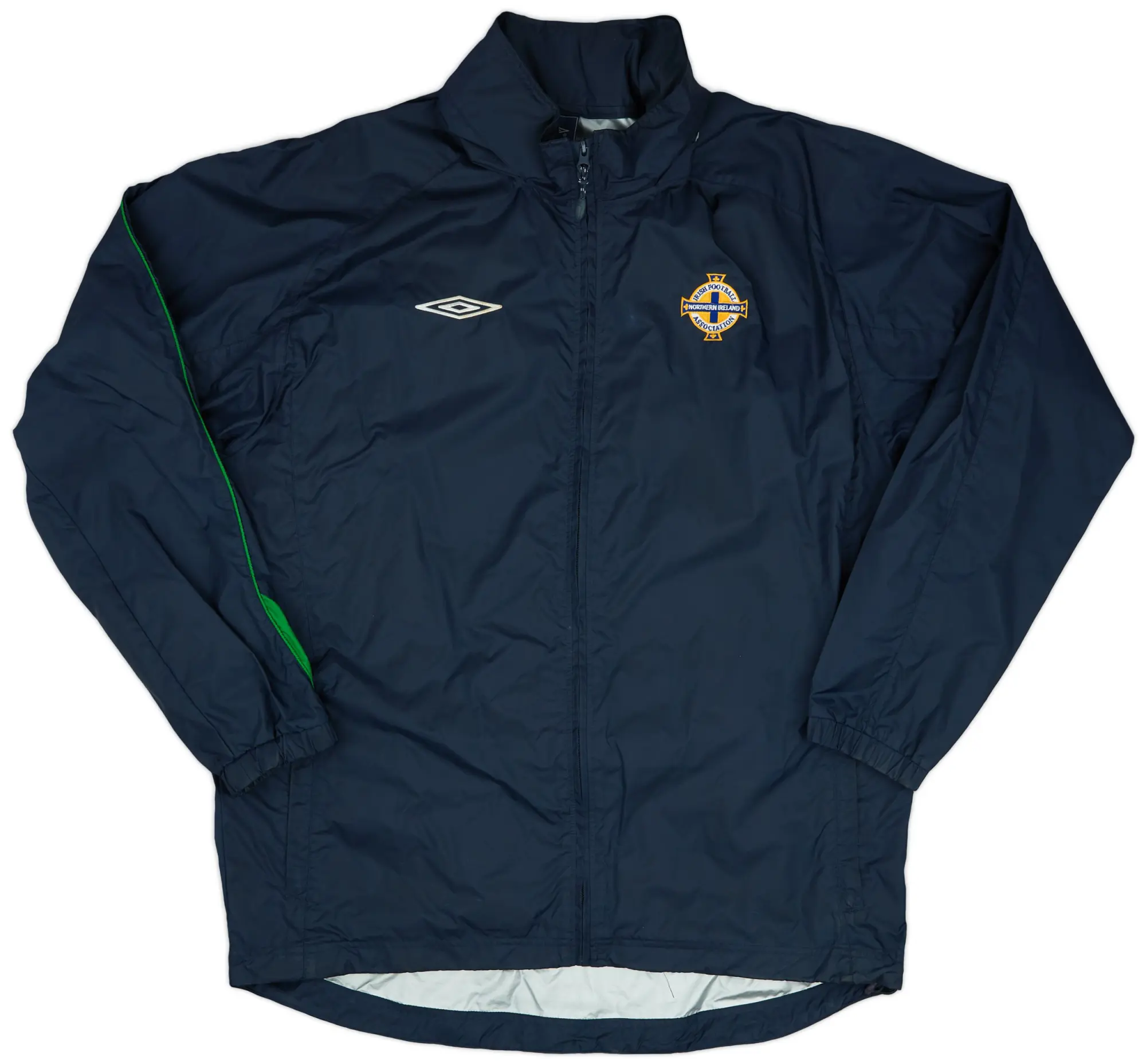 2006 08 Northern Ireland Umbro Hooded Rain Jacket 7 10 XL NIRJ08163 FT FOOTY.COM