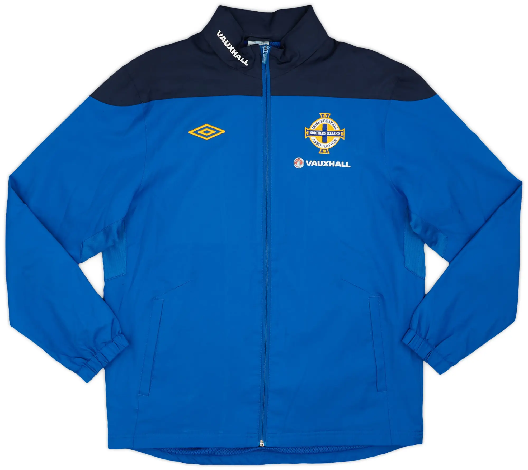 2011-12 Northern Ireland Umbro Hooded Track Jacket - 8/10 - (L)