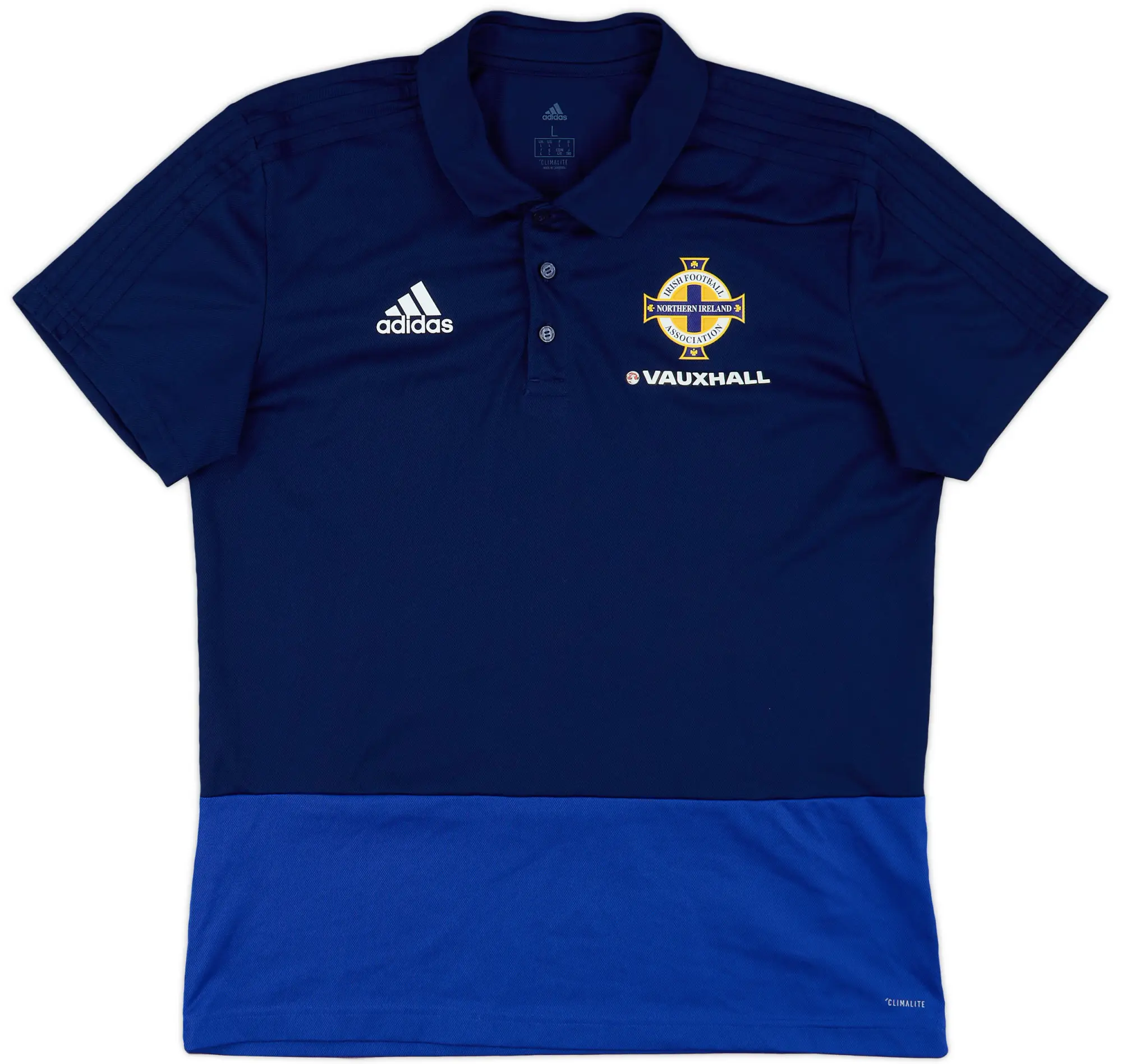 2017-18 Northern Ireland adidas Polo Shirt - 9/10 - (L)