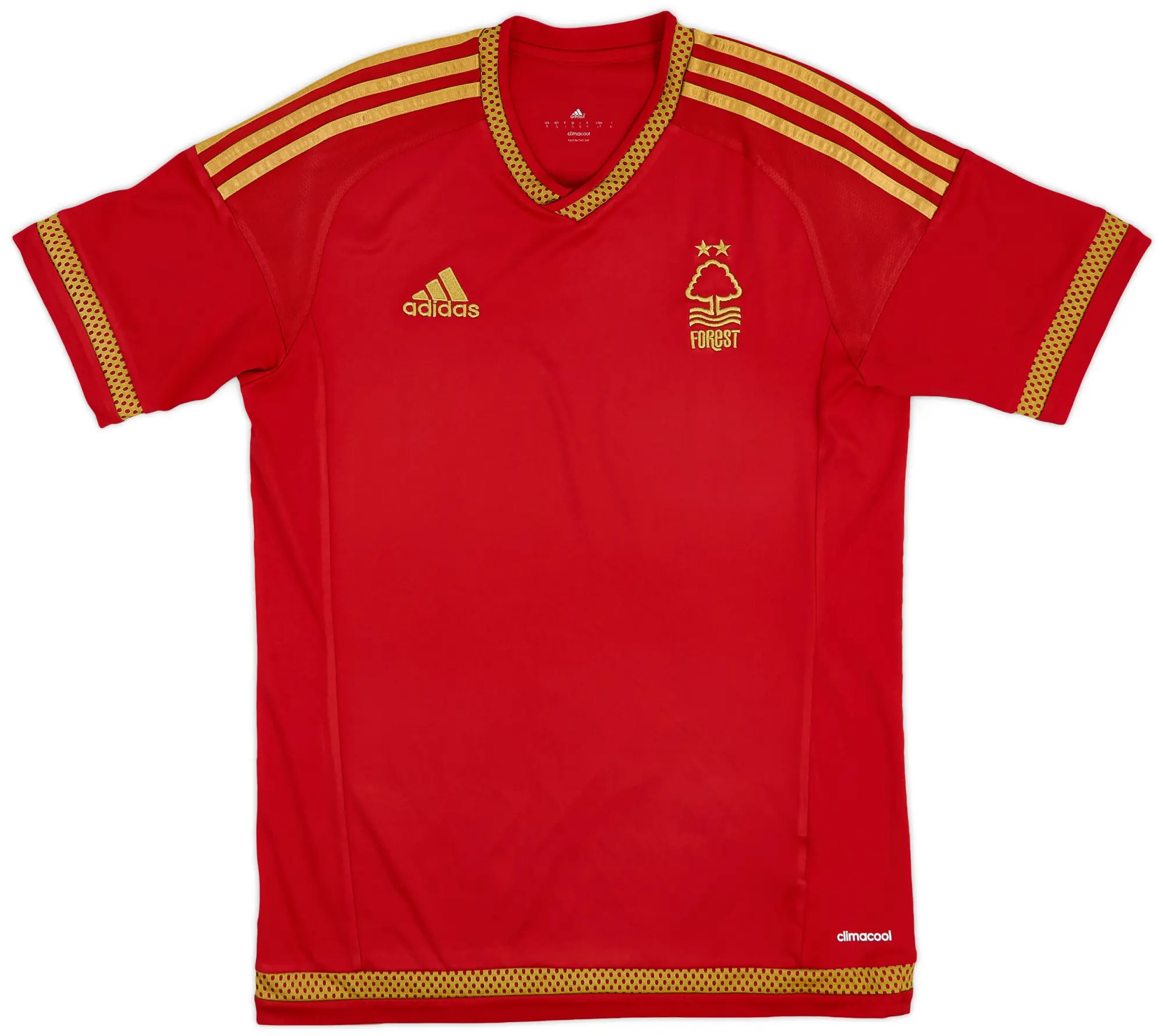 adidas 2015-16 Nottingham Forest Home Shirt - 8/10 - (S)