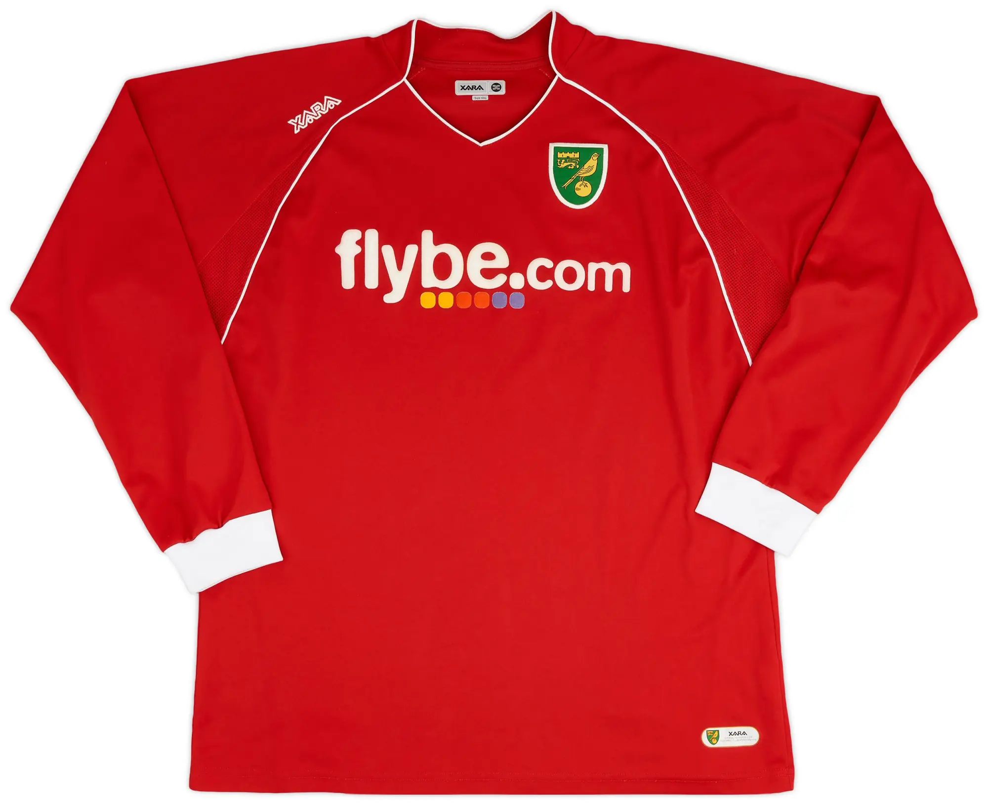 2007-08 Norwich Away L/S Shirt - 8/10 - (XXL)