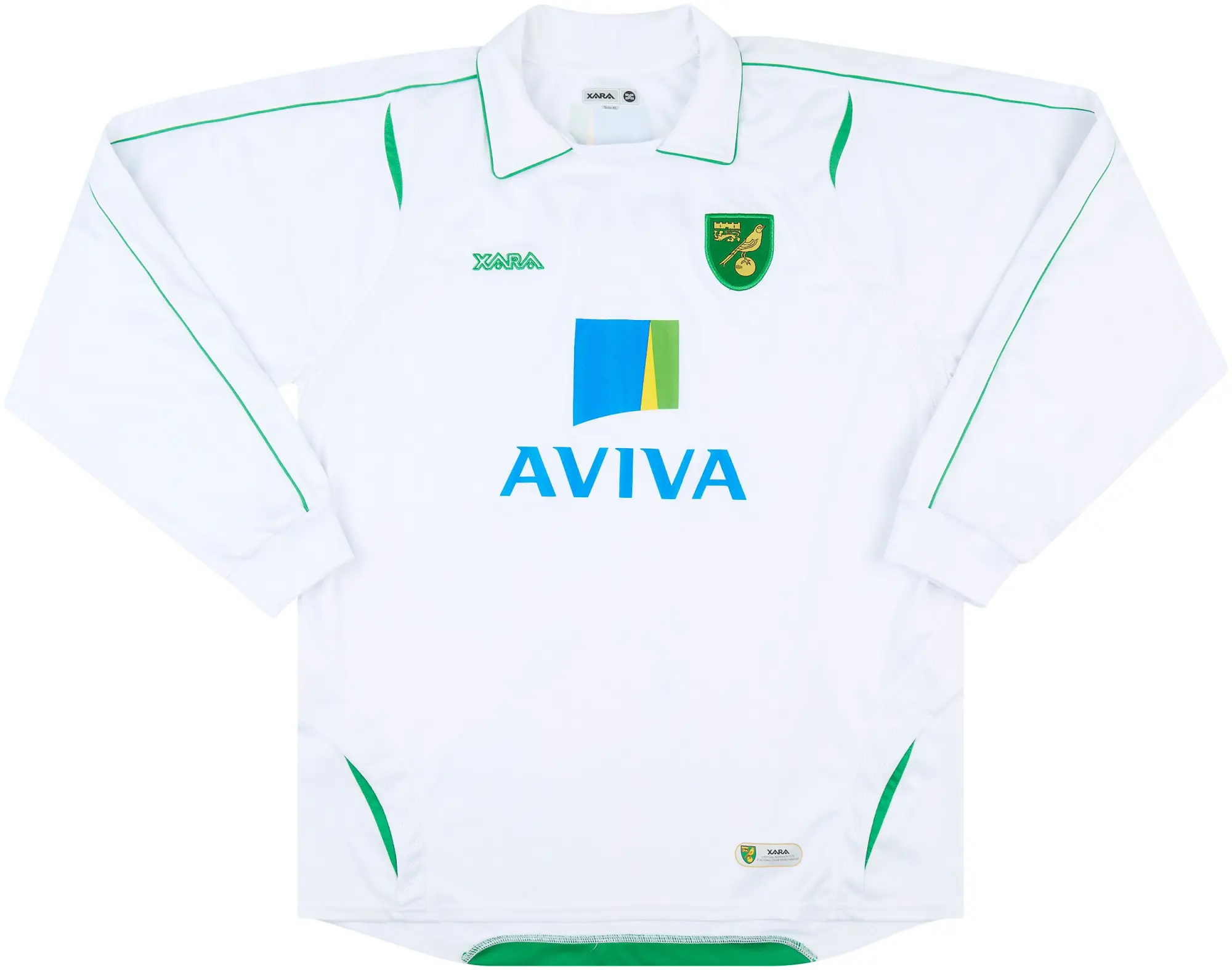 2009-11 Norwich Away L/S Shirt - 8/10 - (XL)