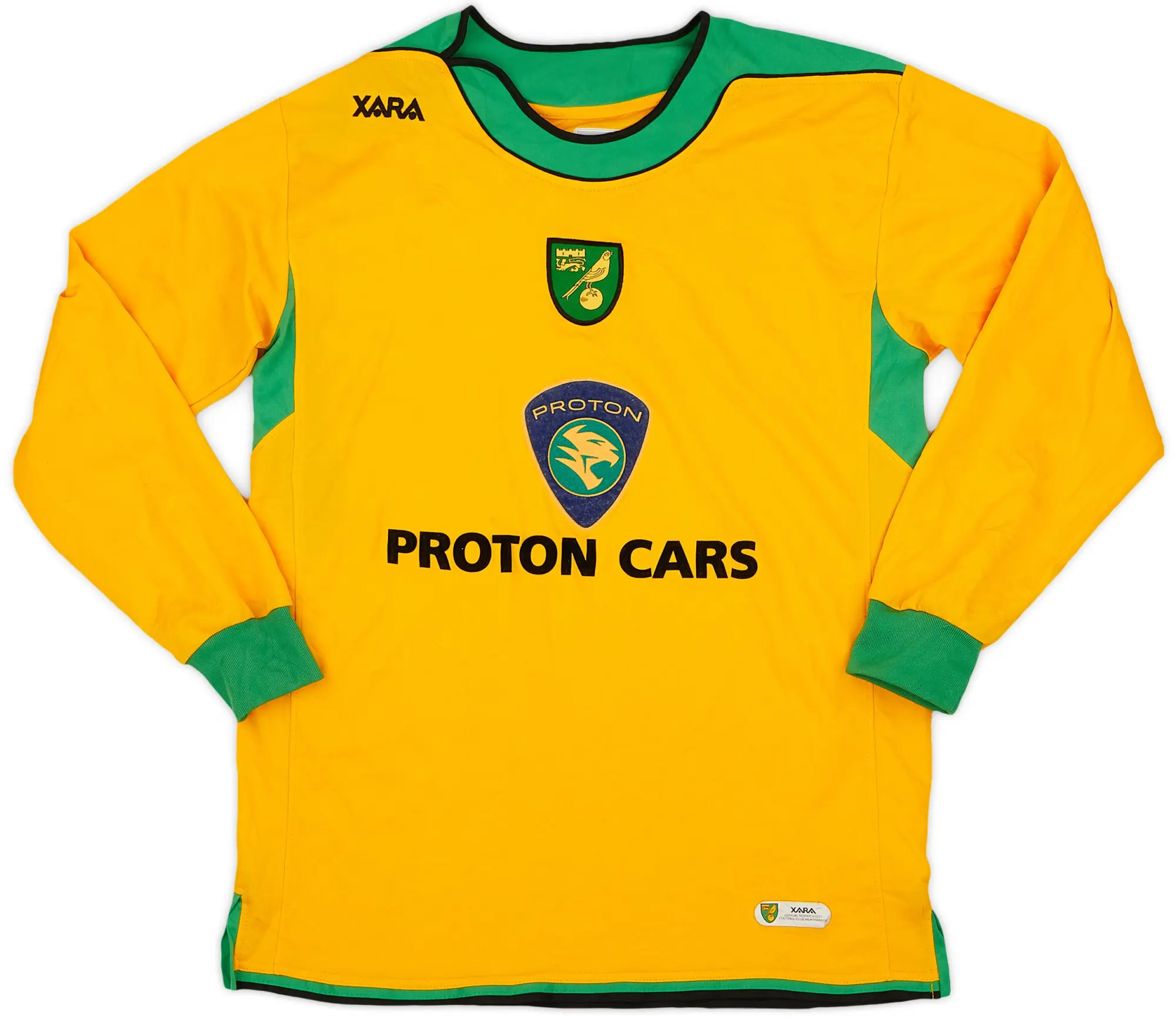 2005-06 Norwich Home L/S Shirt - 8/10 - (M)