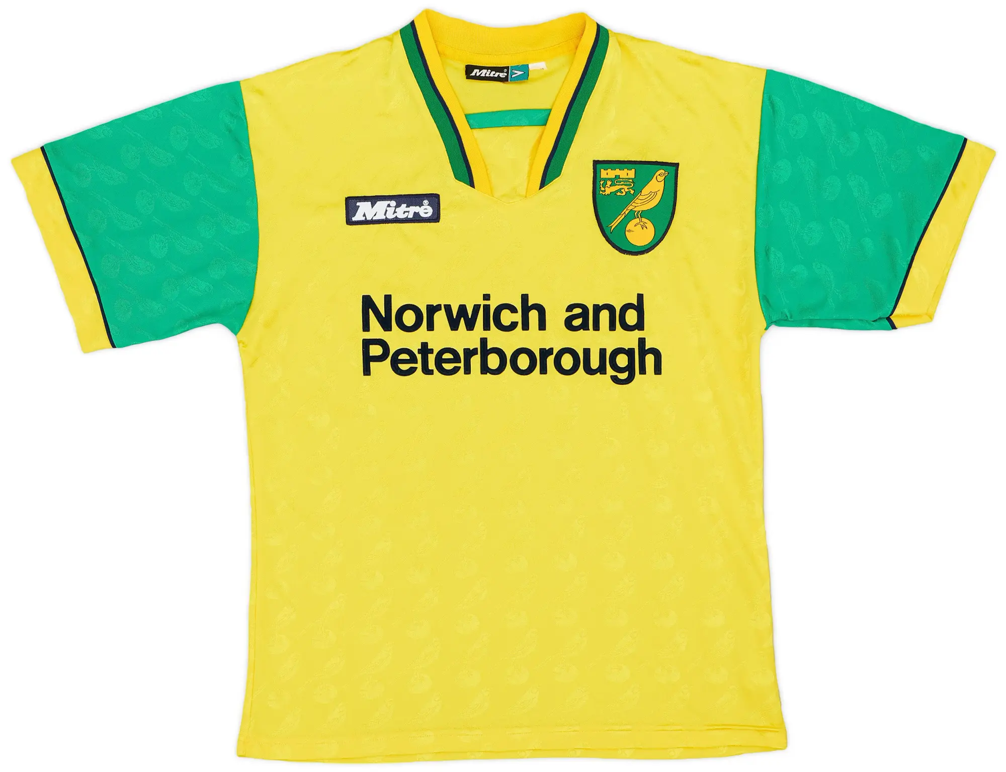 1996-97 Norwich Home Shirt - 9/10 - (S)