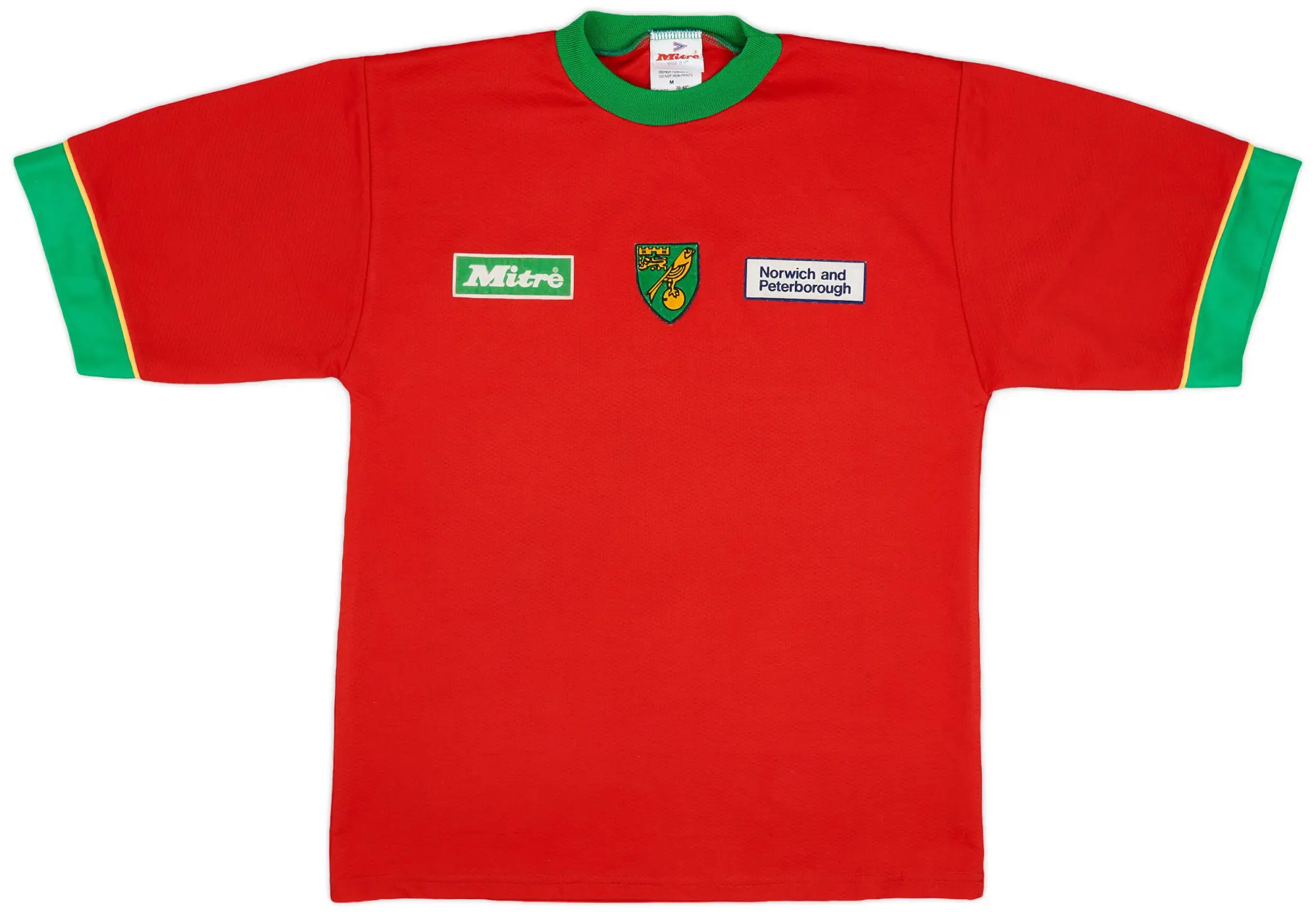 1996-97 Norwich Mitre Training Shirt - 8/10 - (M)