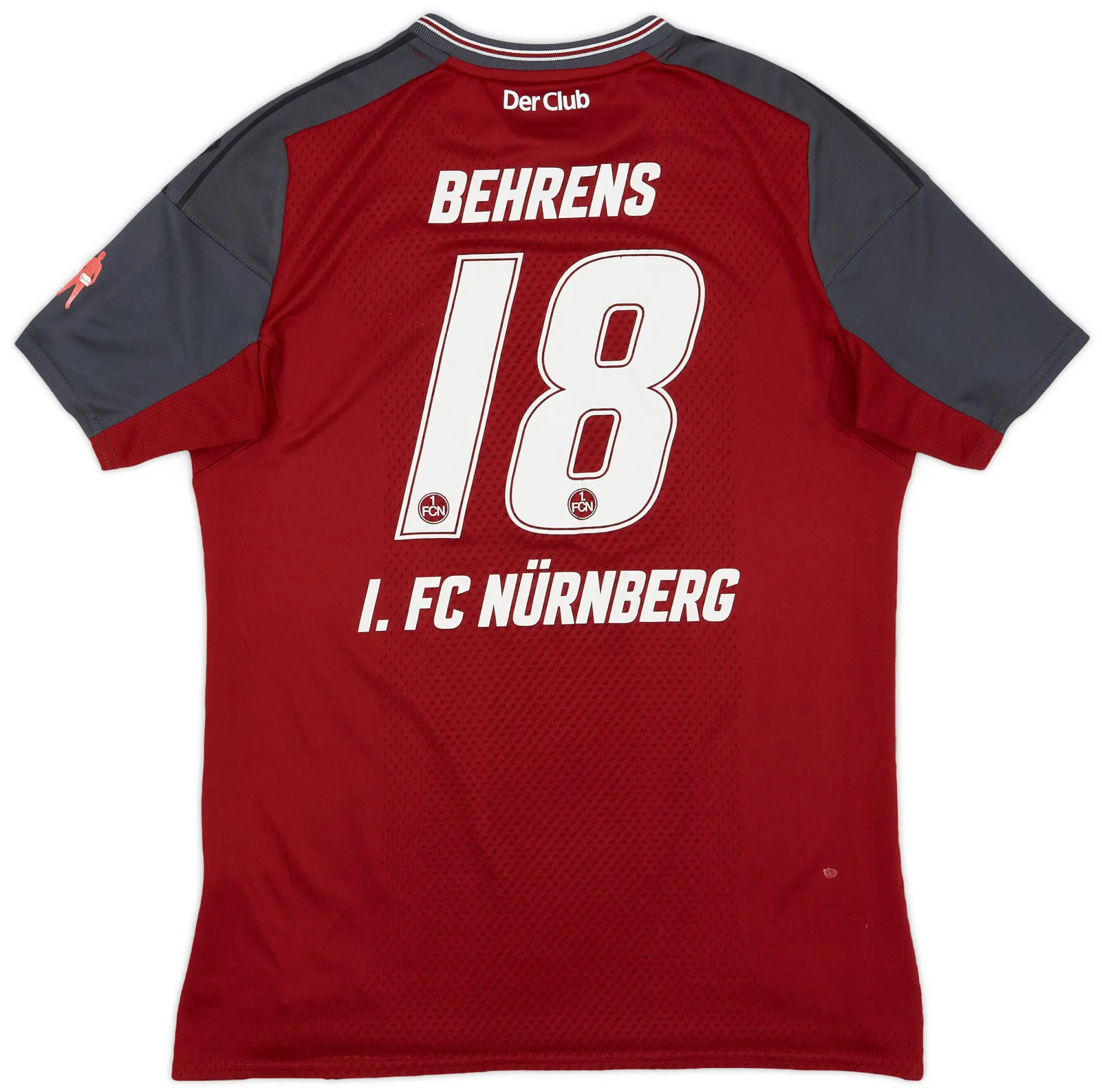 Umbro 2017-18 Nurnberg Home Shirt Behrens #18 - 9/10 - (XL.Boys)