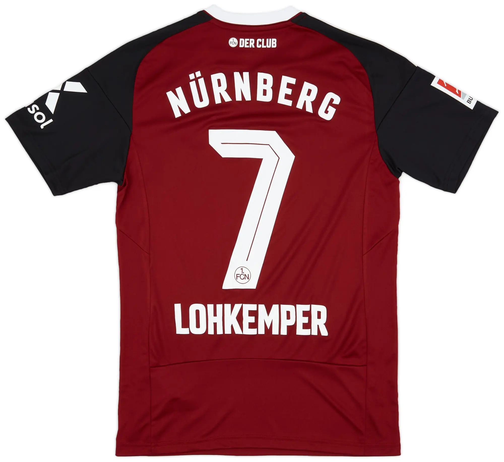 adidas 2022-23 Nurnberg Match Issue Home Shirt Lohkemper #7