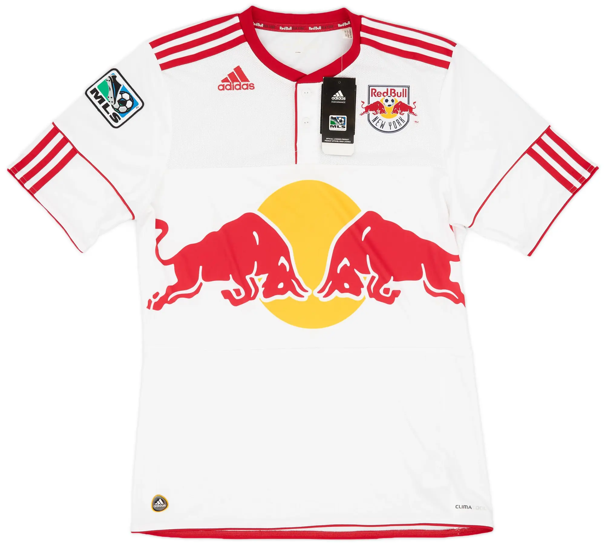 adidas 2010 New York Red Bulls Home Shirt (M)