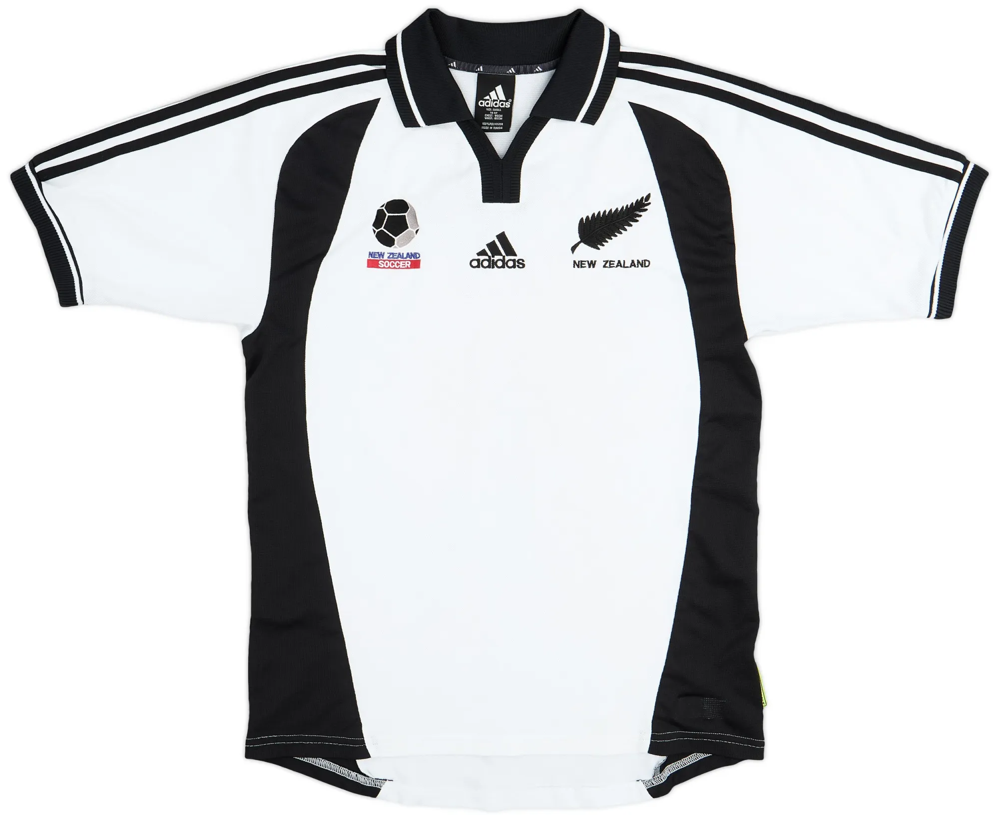 adidas New Zealand Mens SS Home Shirt 2001