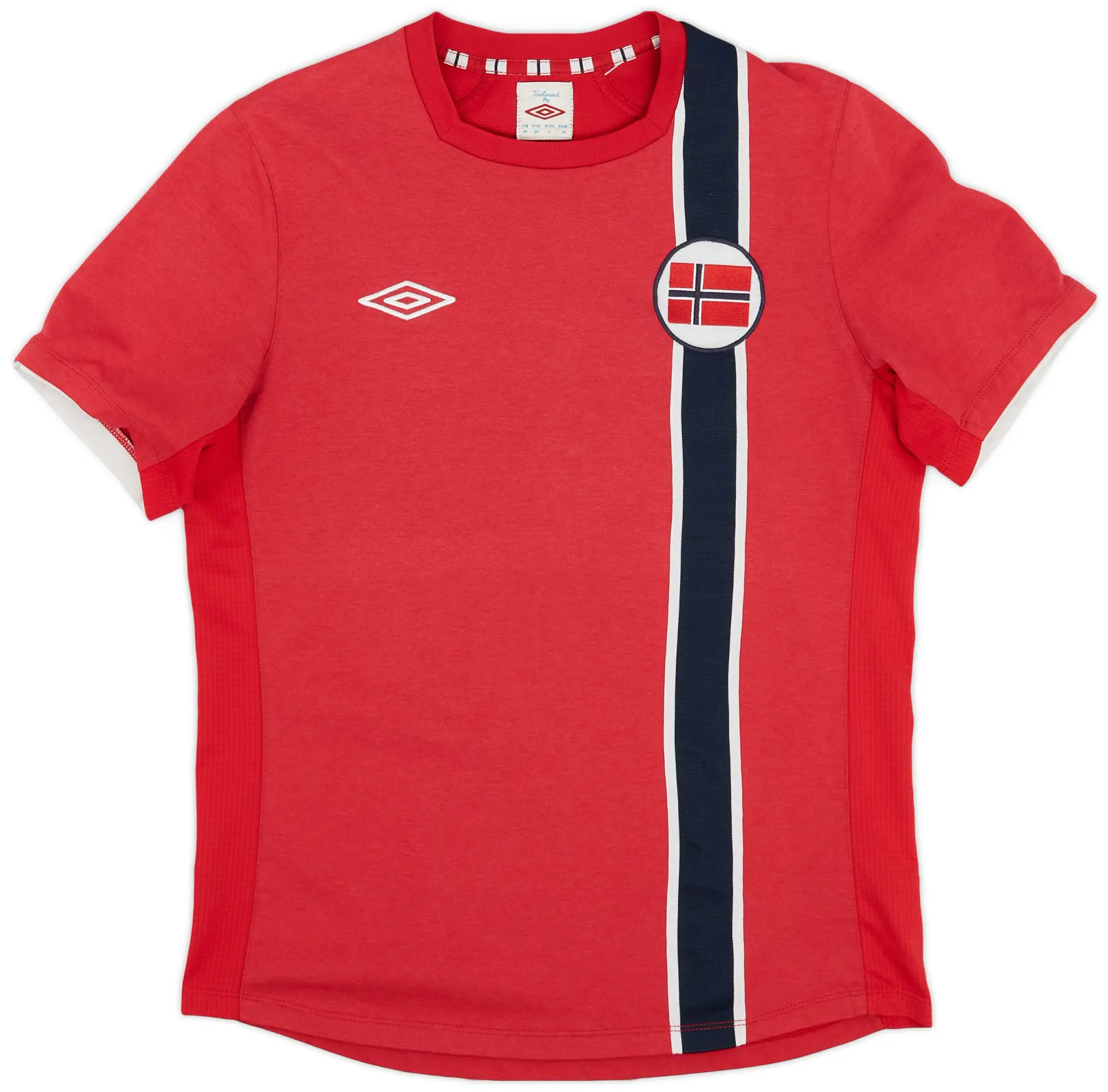 Umbro 2012-13 Norway Home Shirt - 7/10 - (M)