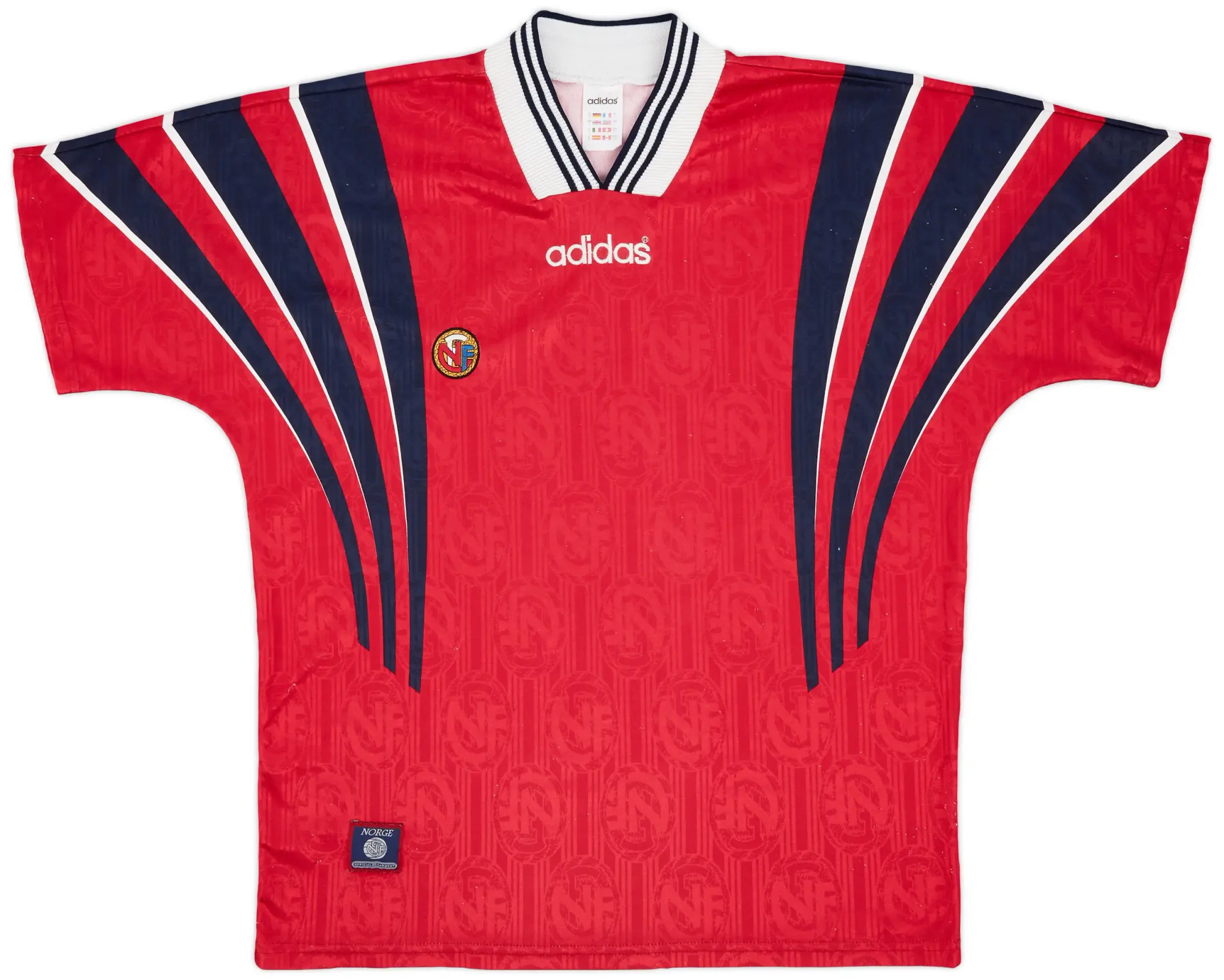 adidas 1996-97 Norway Home Shirt - 8/10 - (L)