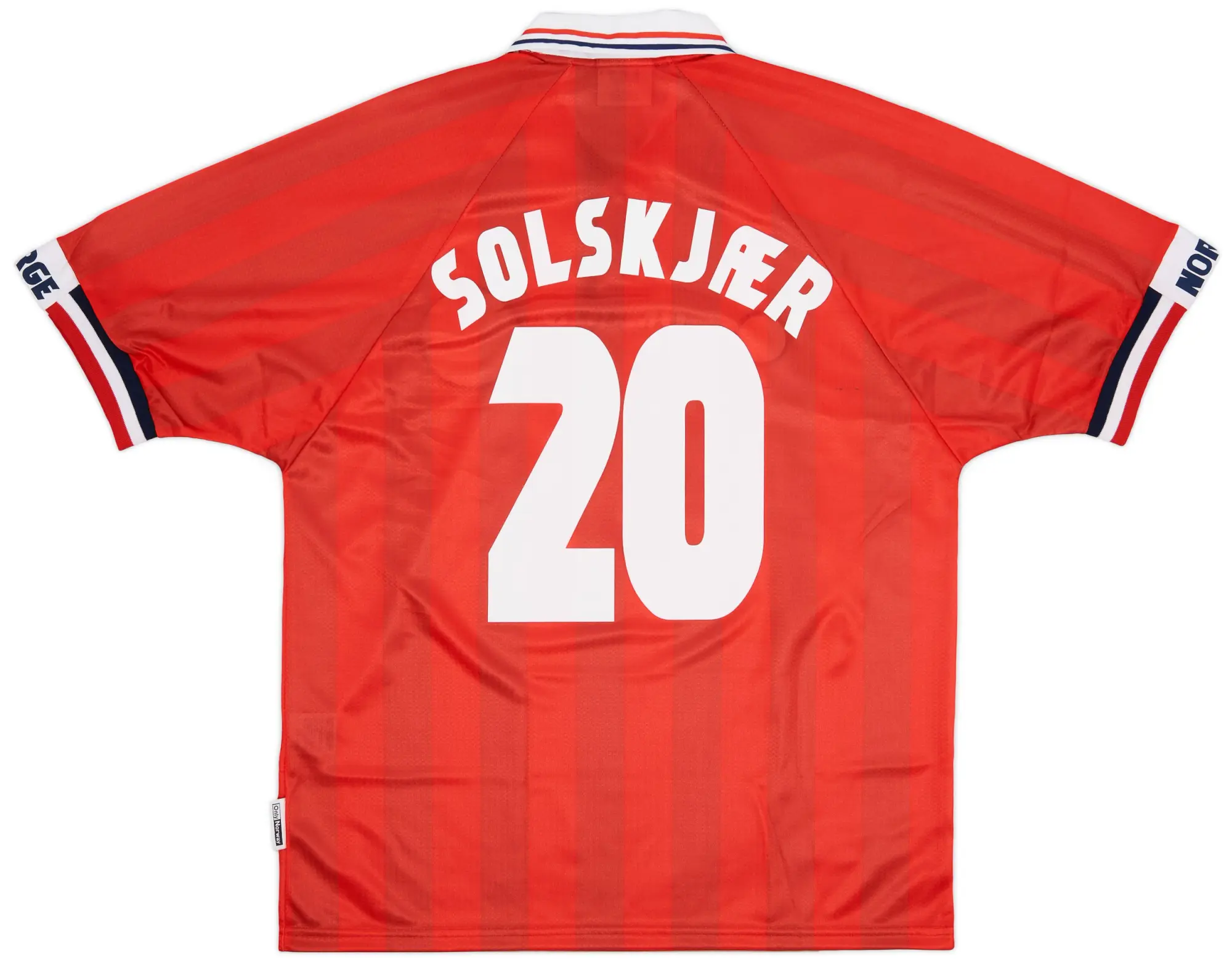 Umbro 1998-00 Norway Home Shirt Solskjaer #20 (L)