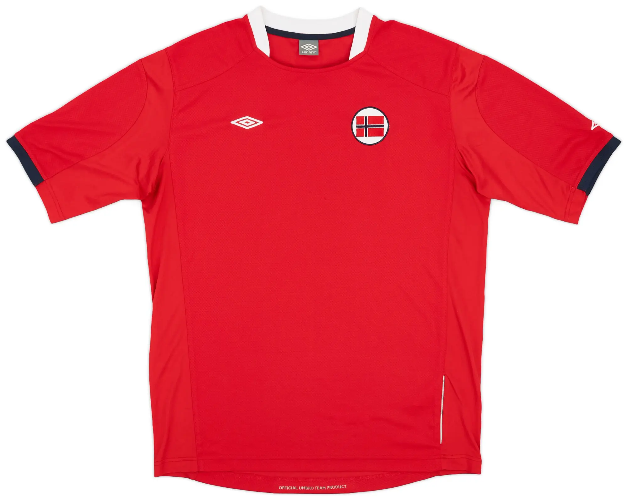 Umbro 2010-2012 Norway Home Shirt - 9/10 - (XXL)