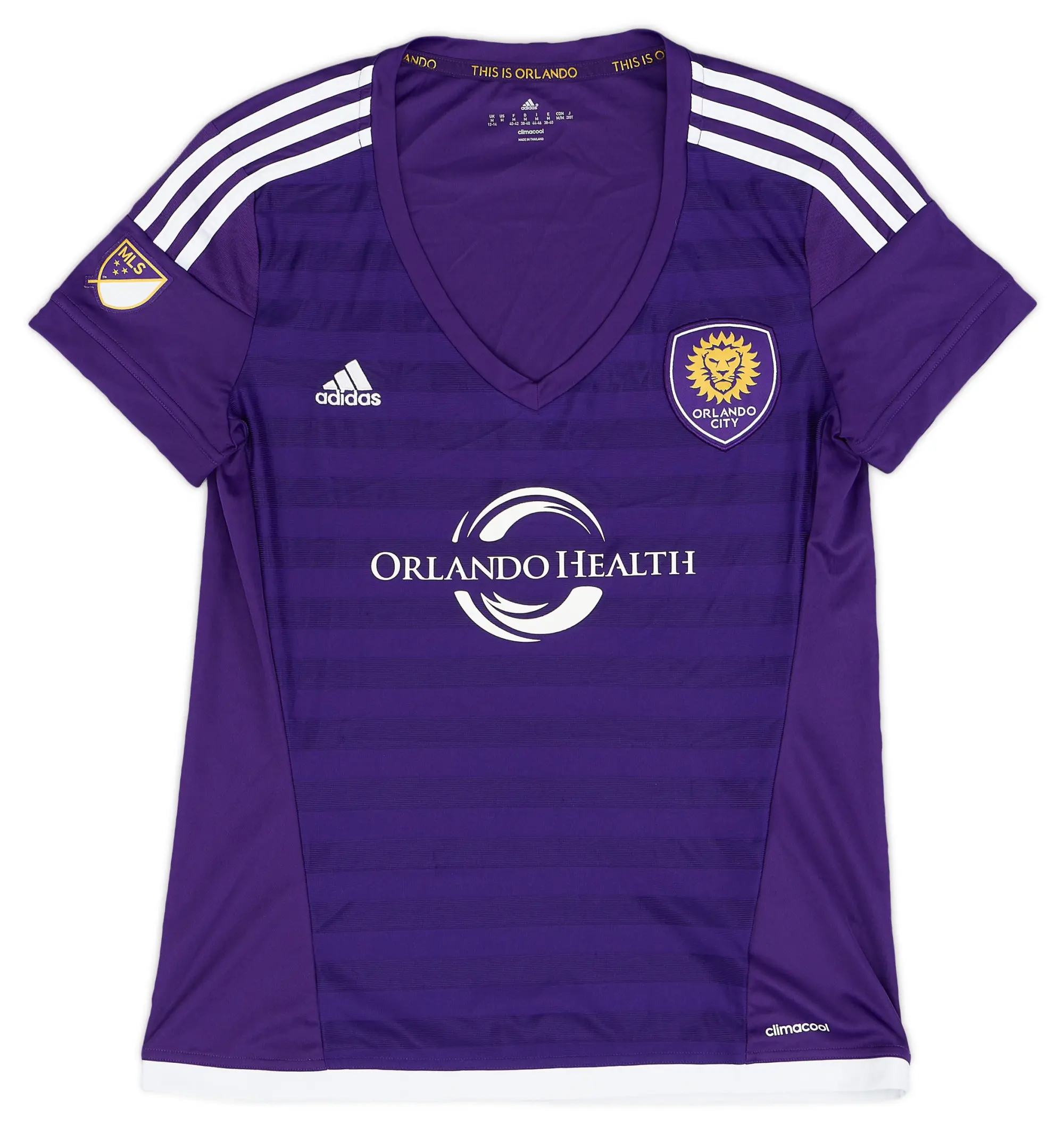 adidas 2015 Orlando City Home Shirt - 9/10 - (Women's M)