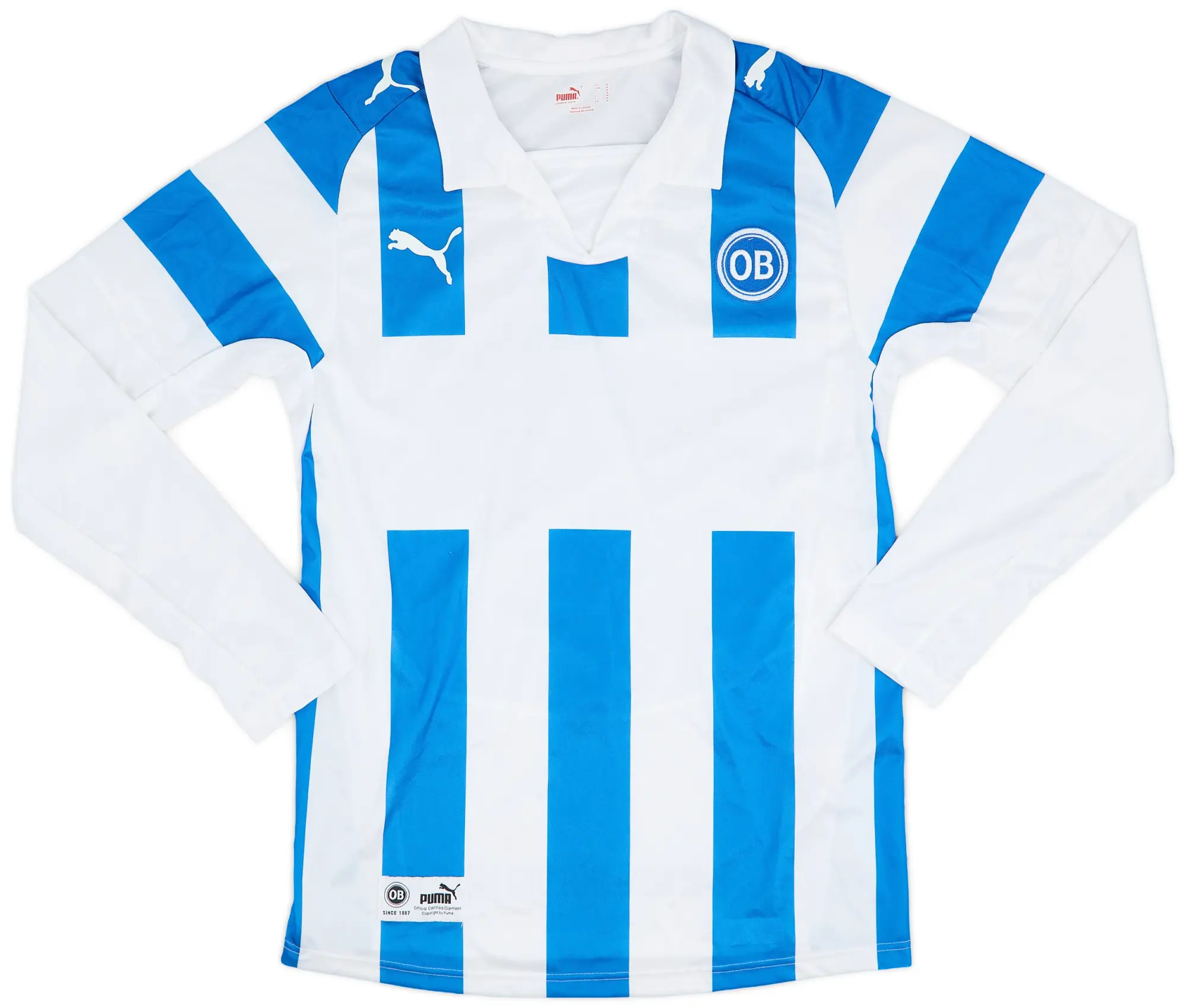 Puma 2008-09 OB Odense Home L/S Shirt - 9/10 - (M)