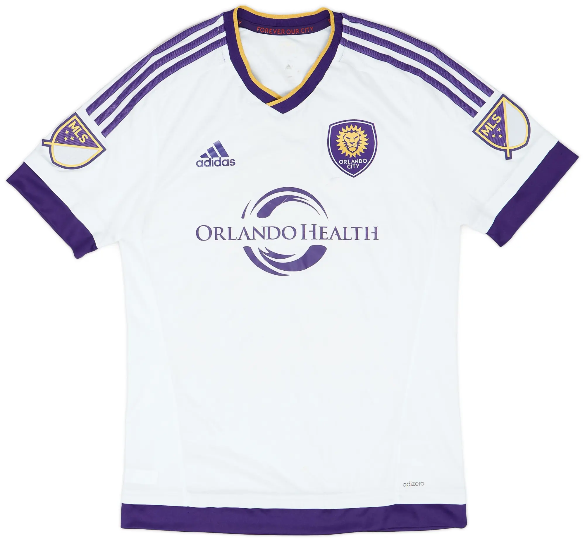 adidas 2015 Orlando City Authentic Away Shirt - 6/10 - (M)