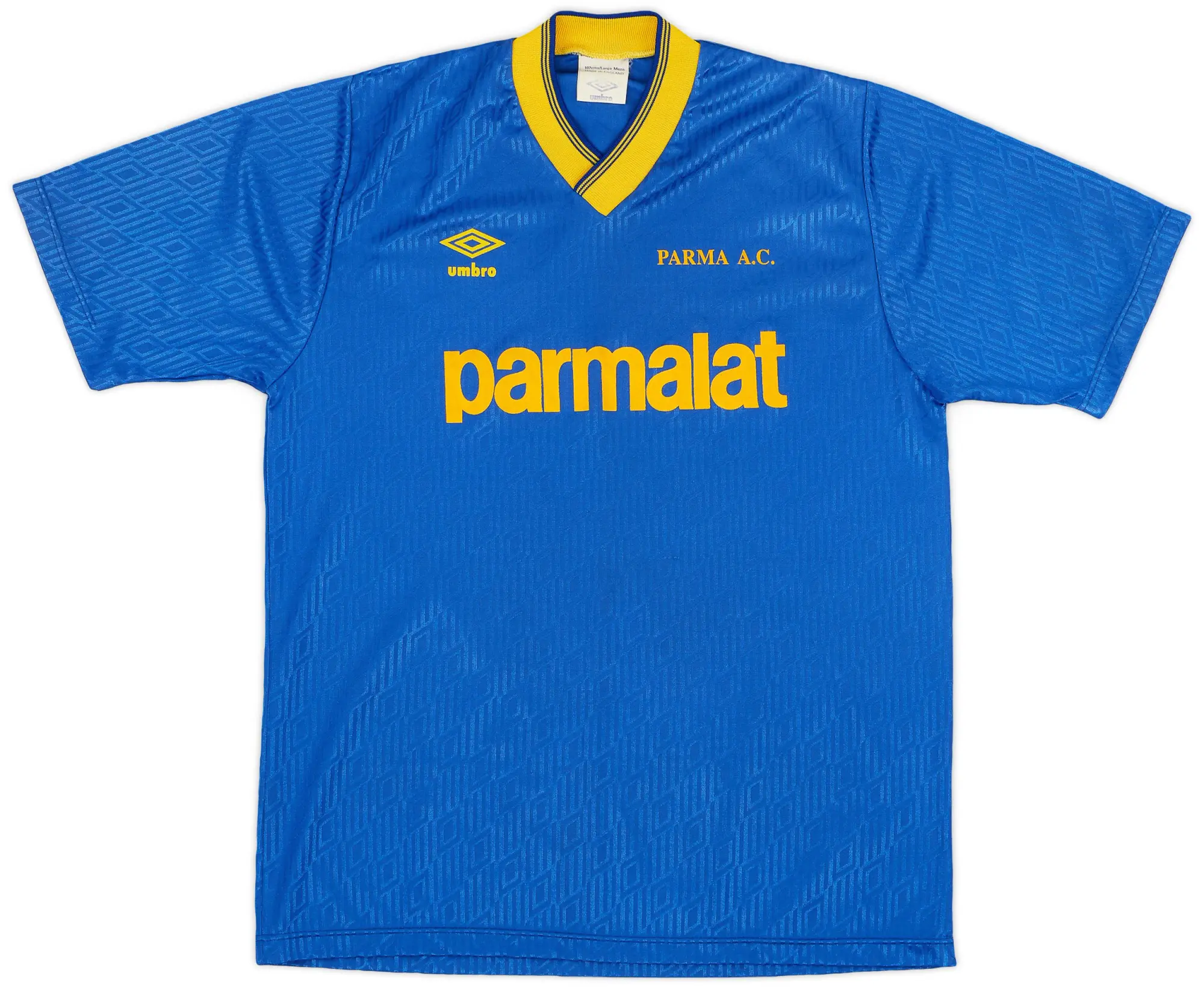 1990-91 Parma Umbro Training Shirt - 8/10 - (L)