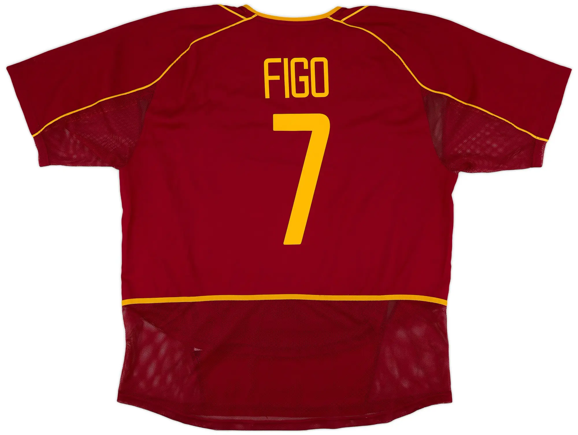 Nike 2002-04 Portugal Player Issue Home Shirt Figo #7 - 9/10 - (XXL)