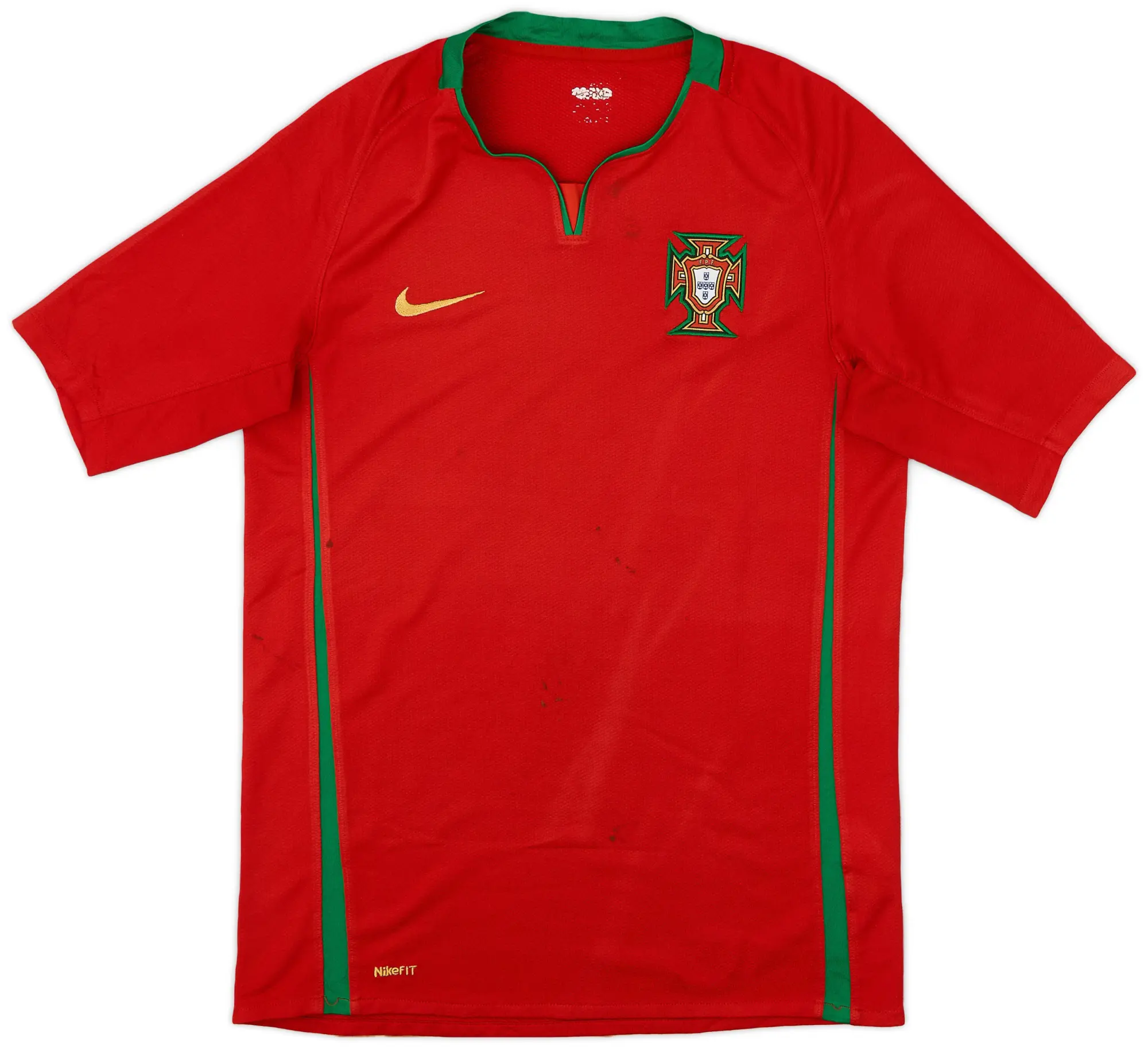 Nike Portugal Boys SS Home Shirt 2008