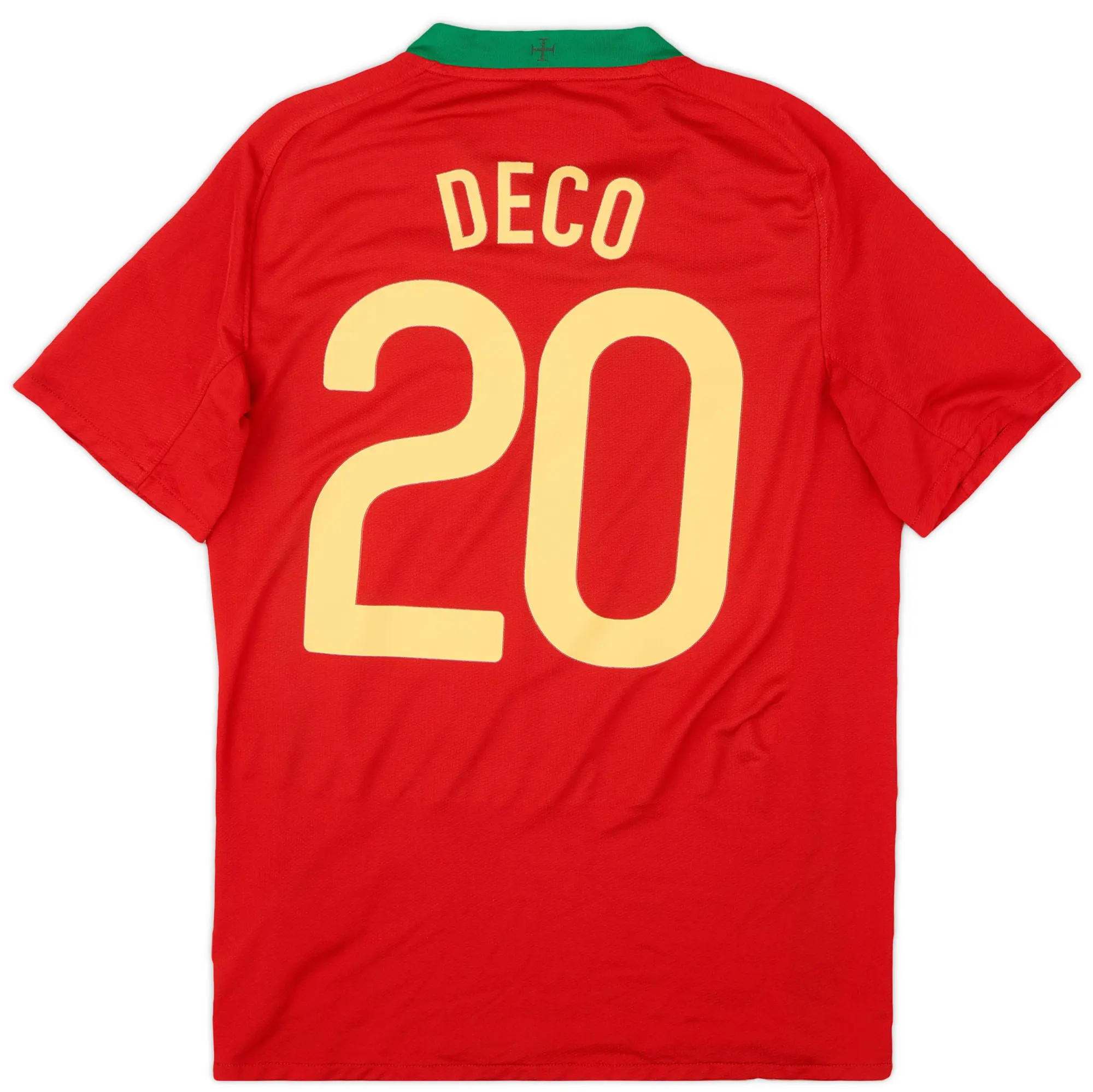Nike 2008-10 Portugal Home Shirt Deco #20 - 9/10 - (S)