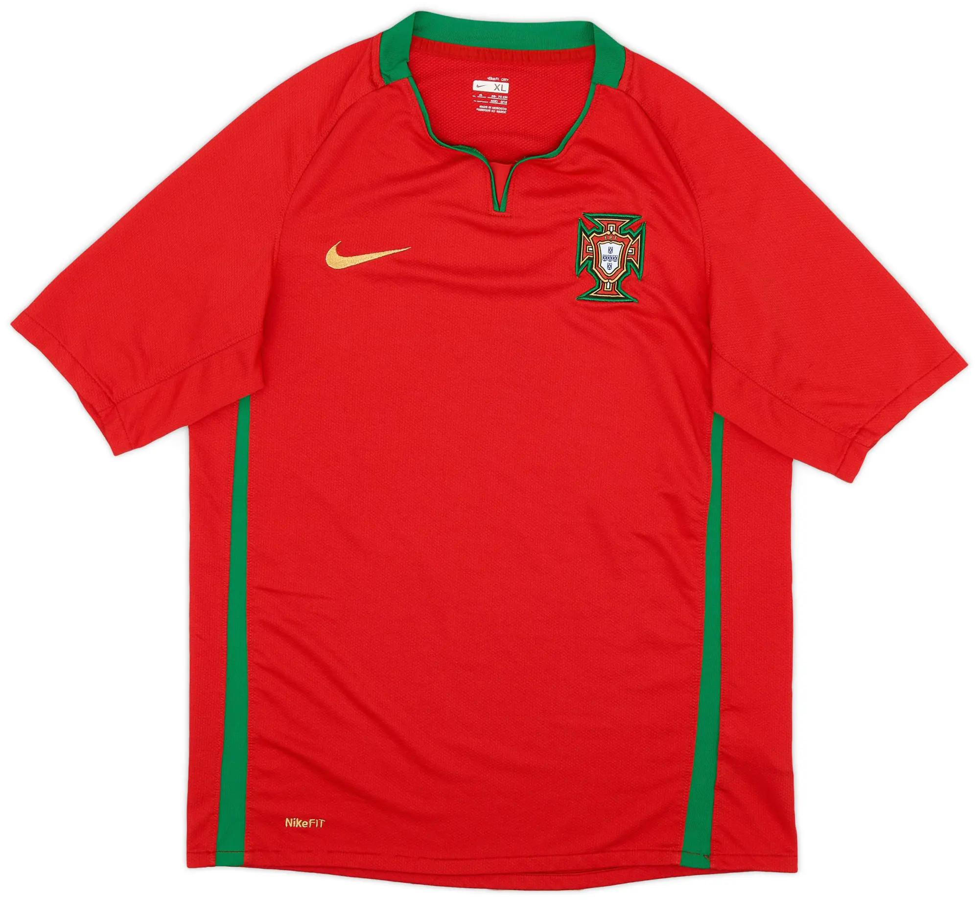 Nike Portugal Boys SS Home Shirt 2008