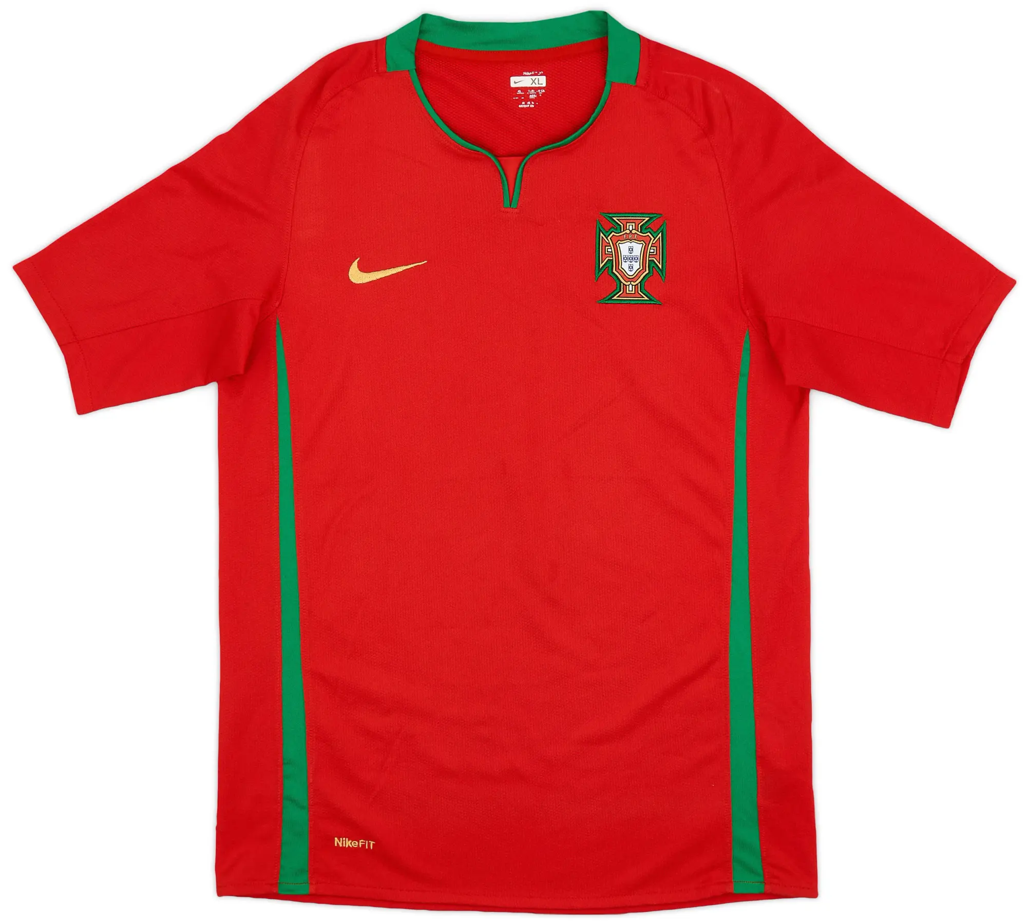 Nike Portugal Boys SS Home Shirt 2008
