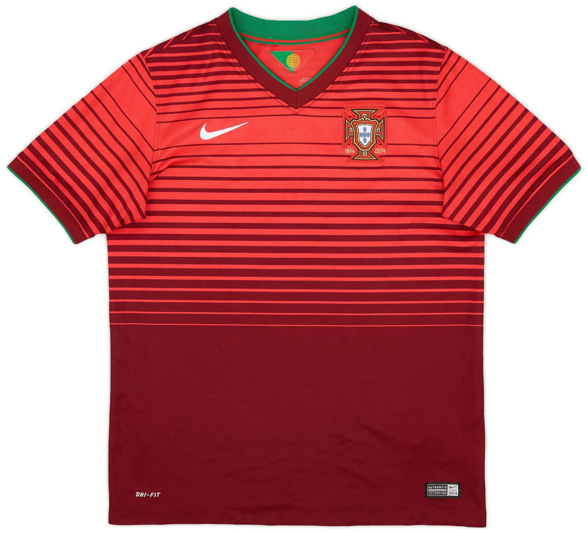 Nike 2014-15 Portugal Home Shirt - 8/10 - (XL.Boys)