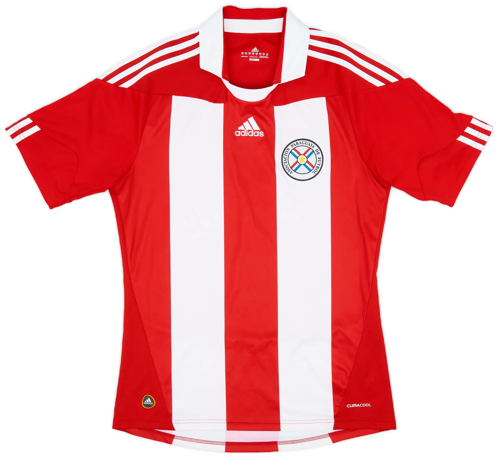 adidas 2010-12 Paraguay Home Shirt - 8/10 - (M)