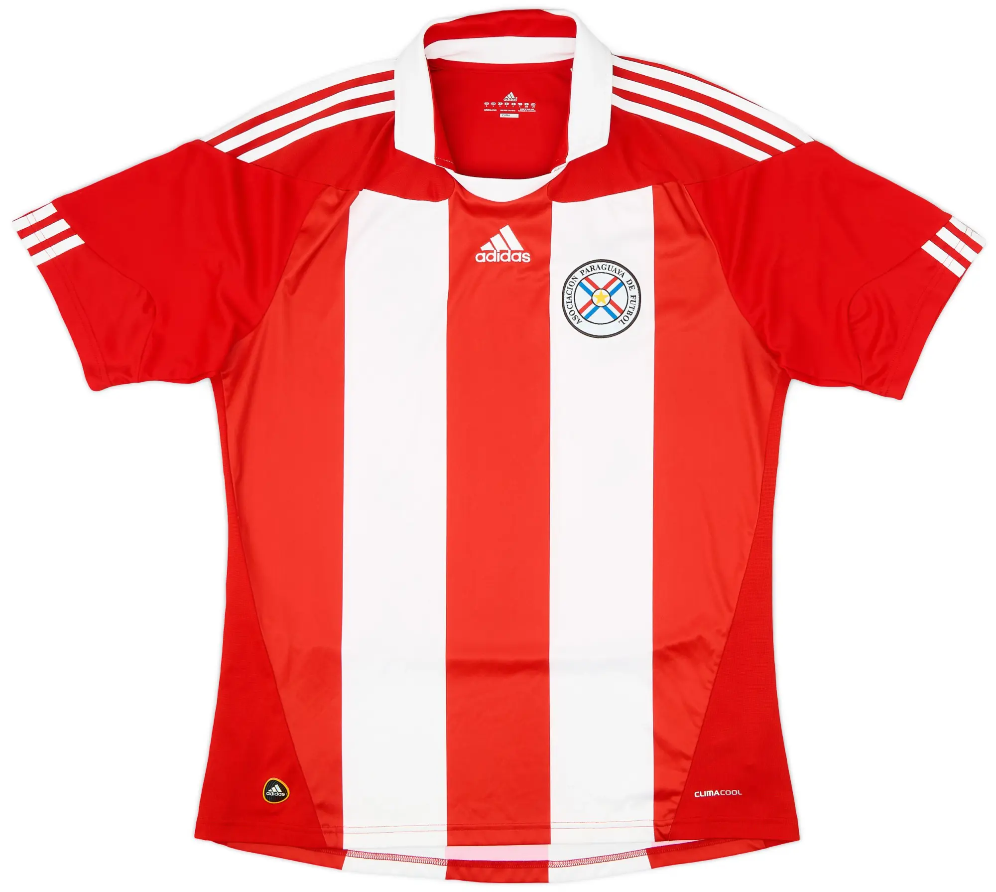 adidas 2010-12 Paraguay Home Shirt - 8/10 - (L)