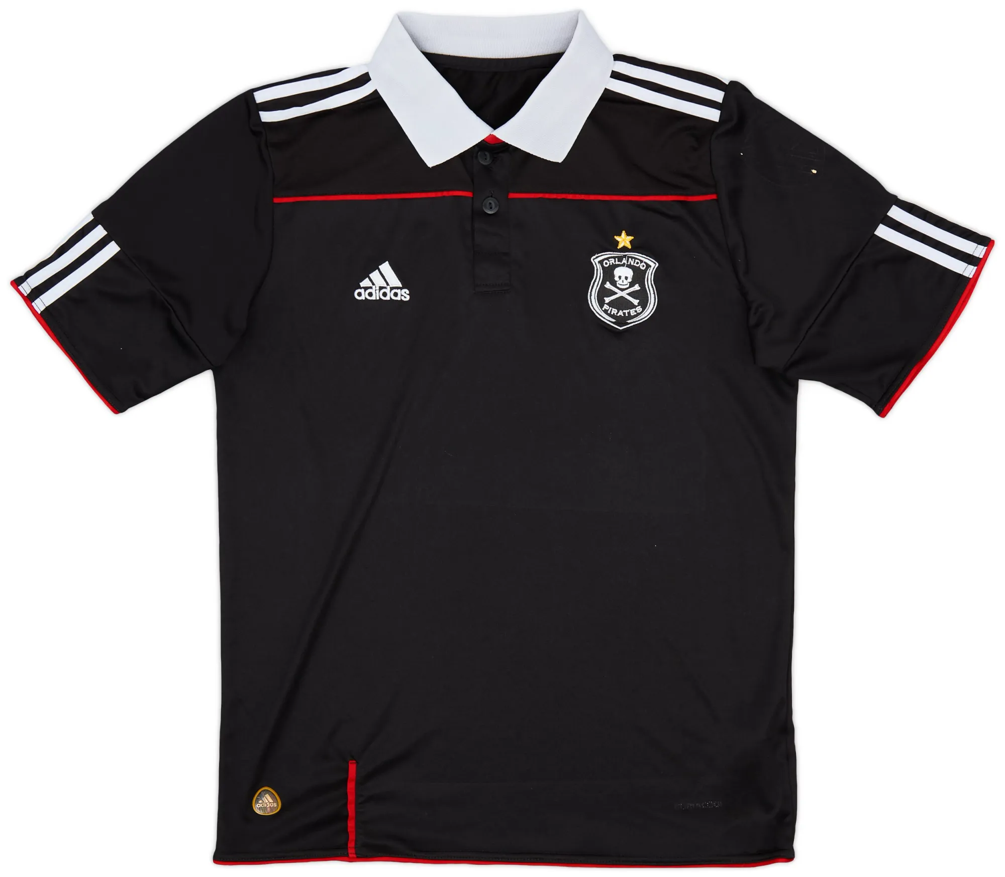 adidas 2010-11 Orlando Pirates Home Shirt - 7/10 - (M
