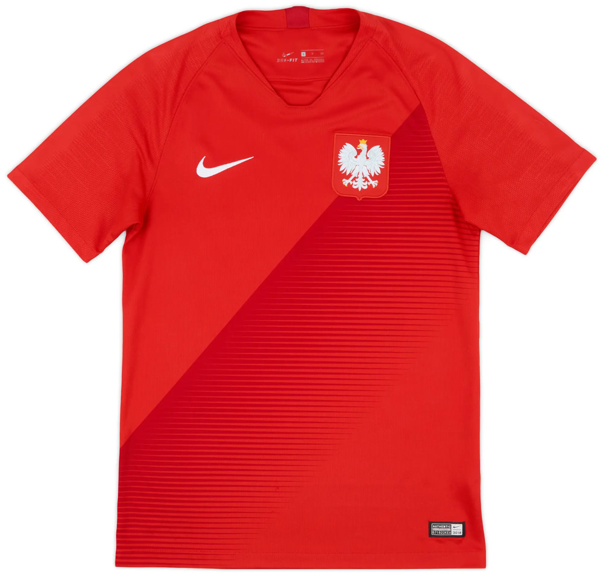 Nike Poland Mens SS Away Shirt 2018