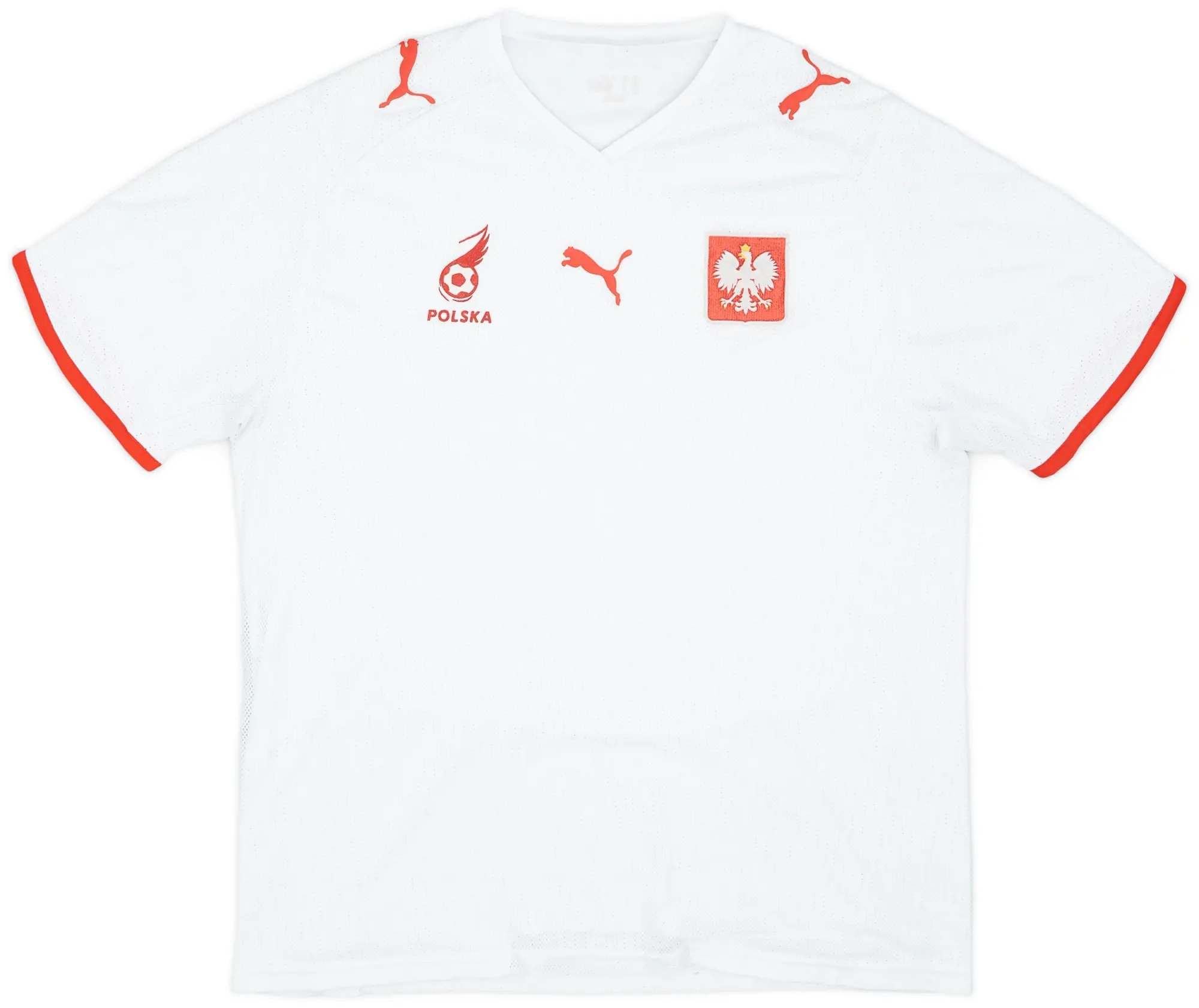 Puma 2008 Poland Home Shirt - 6/10 - (XL)