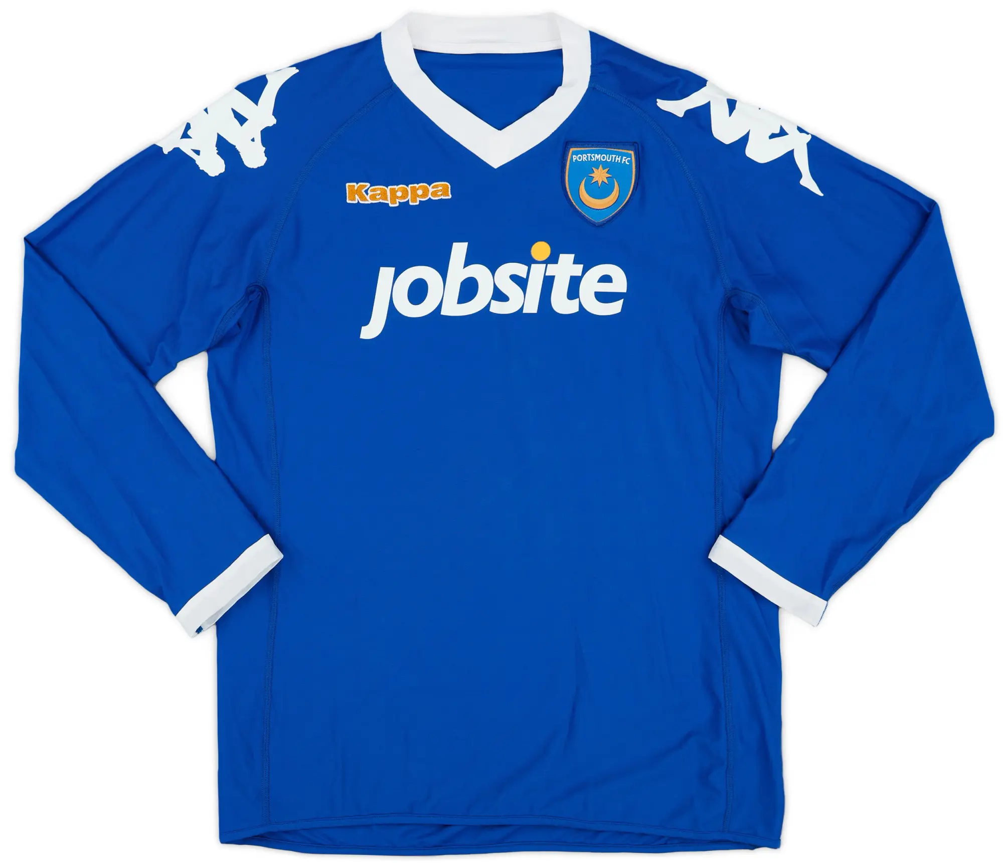 Kappa 2010-11 Portsmouth Home L/S Shirt - 9/10 - (S)