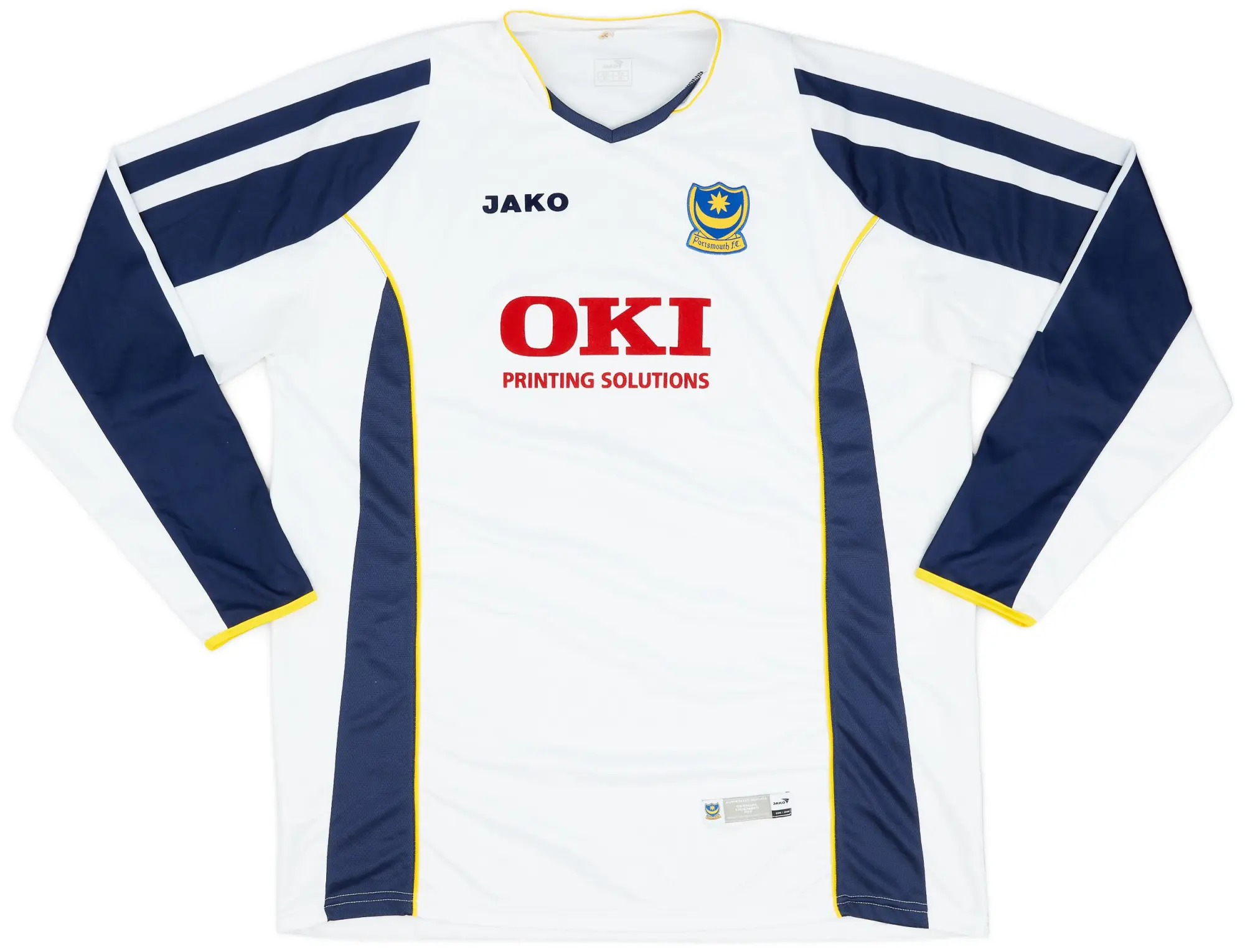 Jako 2005-06 Portsmouth Third L/S Shirt - 9/10 - (XL)
