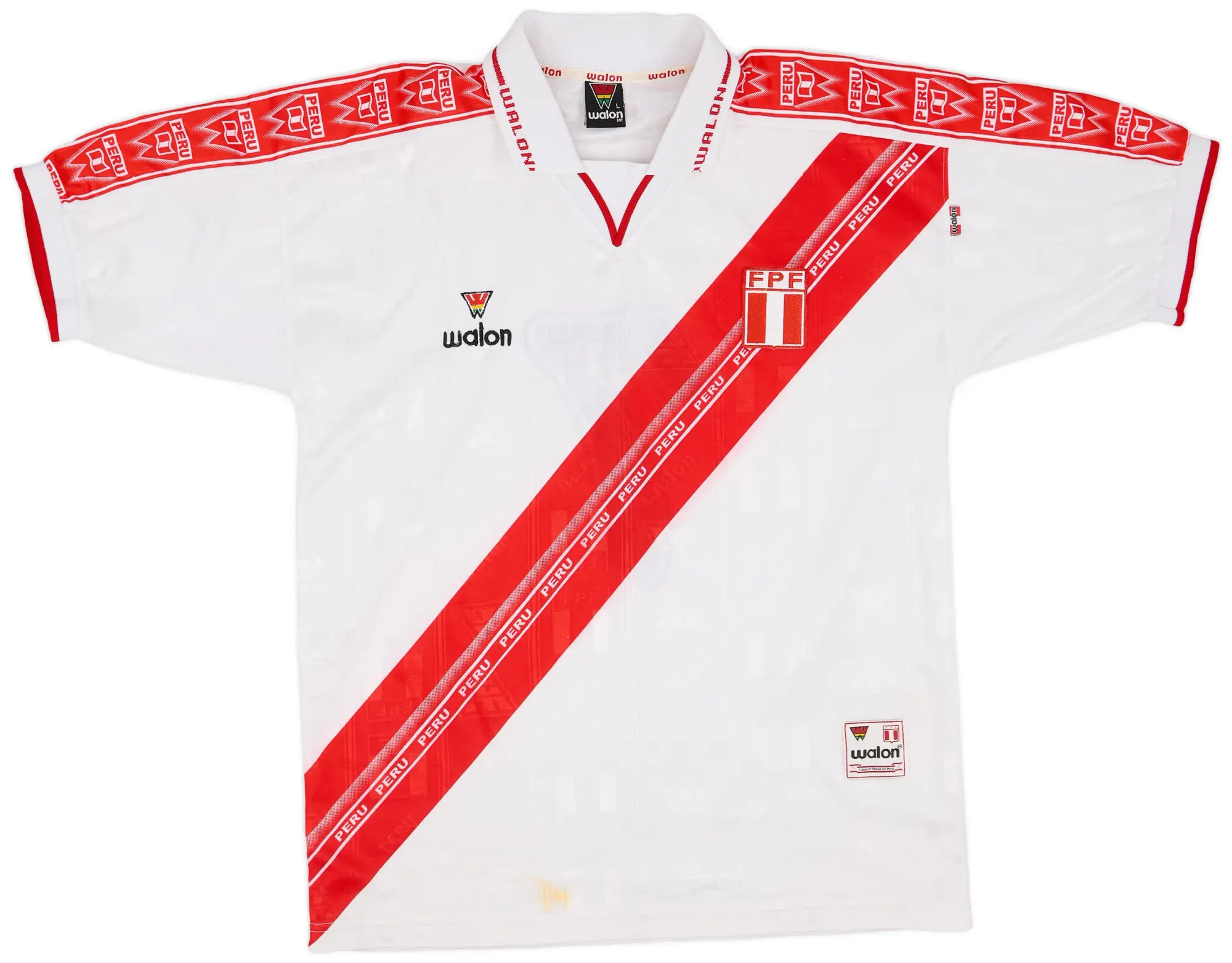 2000-01 Peru Home Shirt #7 - 6/10 - (L)